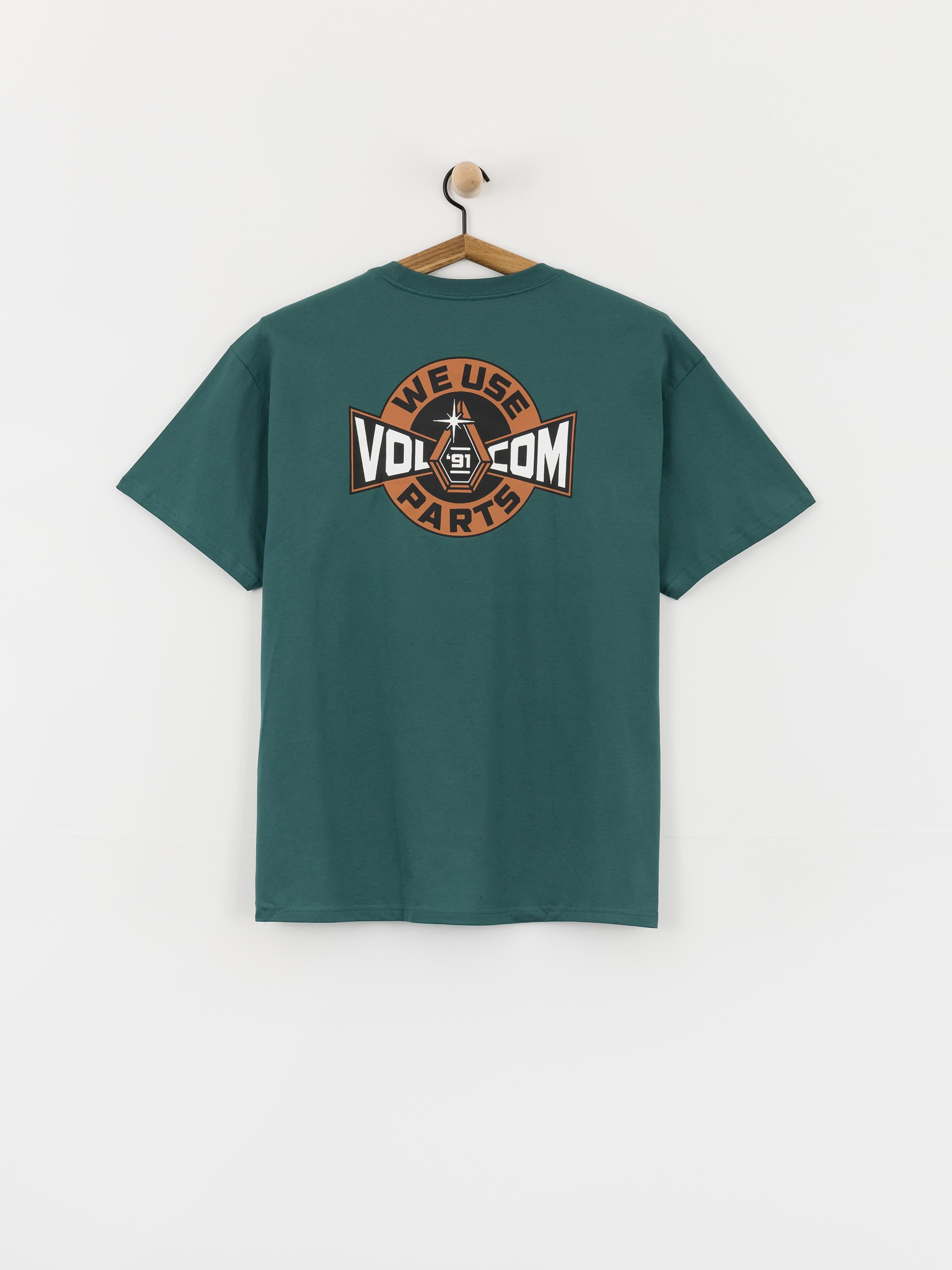 T-shirt Volcom Parted Out Pocket (rifle green)