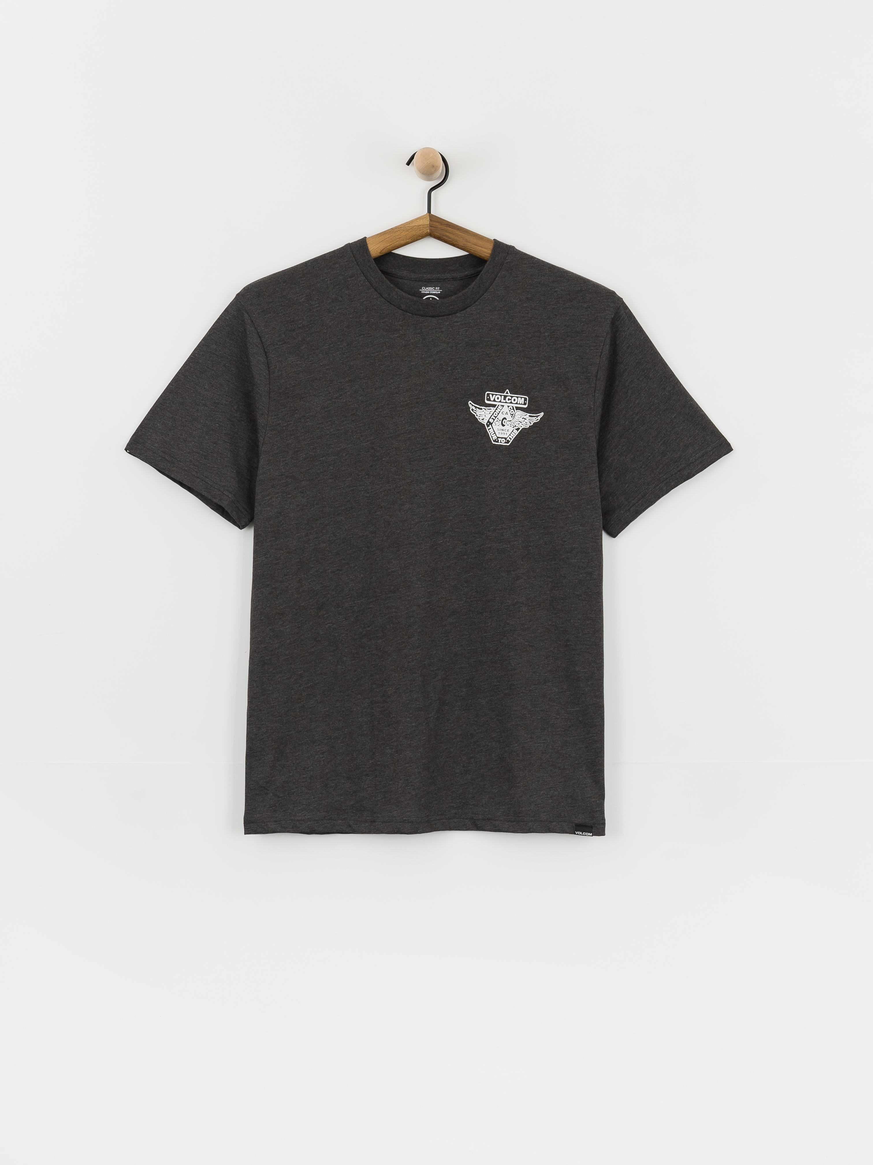 T-shirt Volcom Free Wheel Hth (heather black)