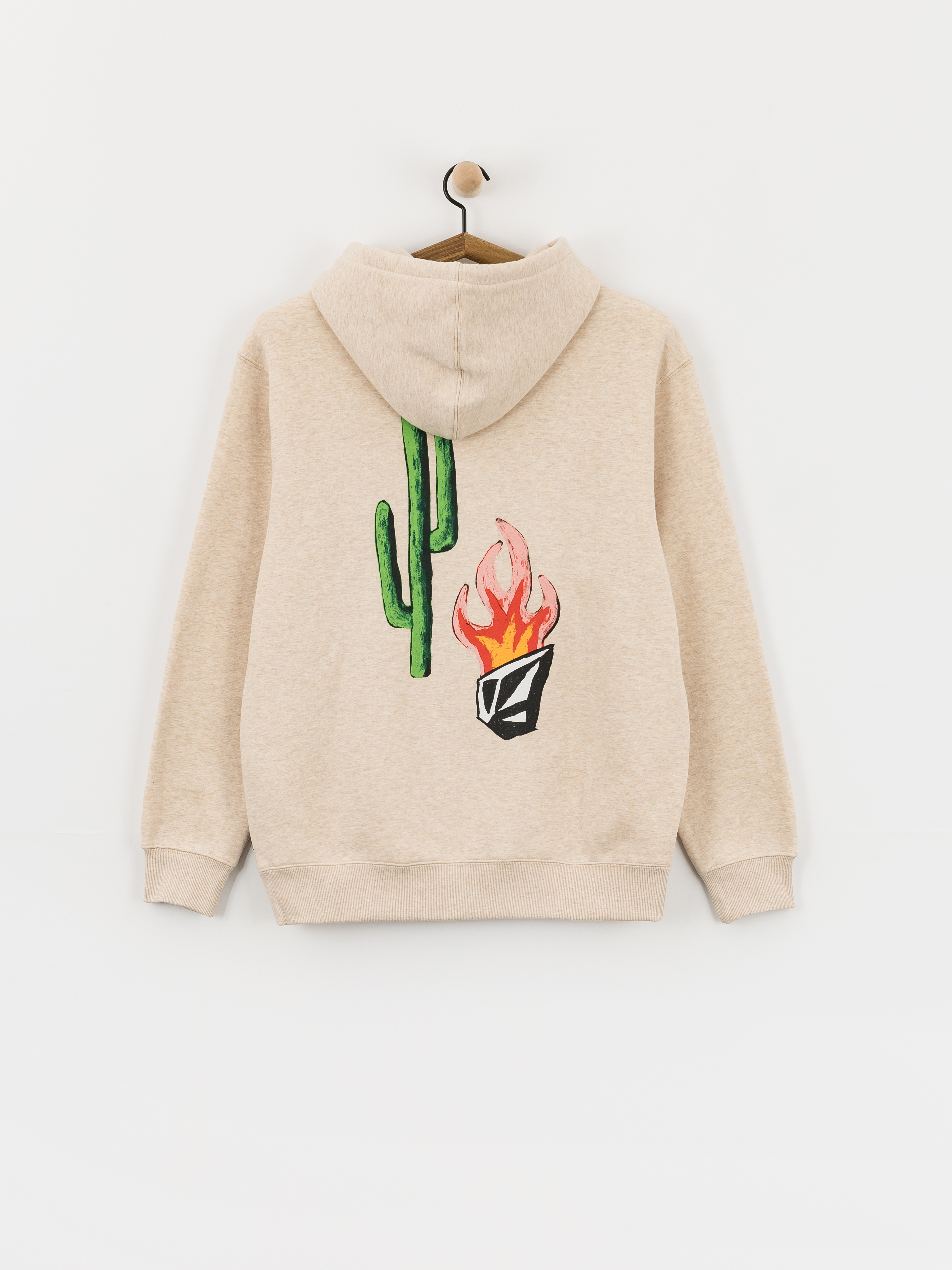 Bluza z kapturem Volcom Fa Mickey Mason HD (dust heather)