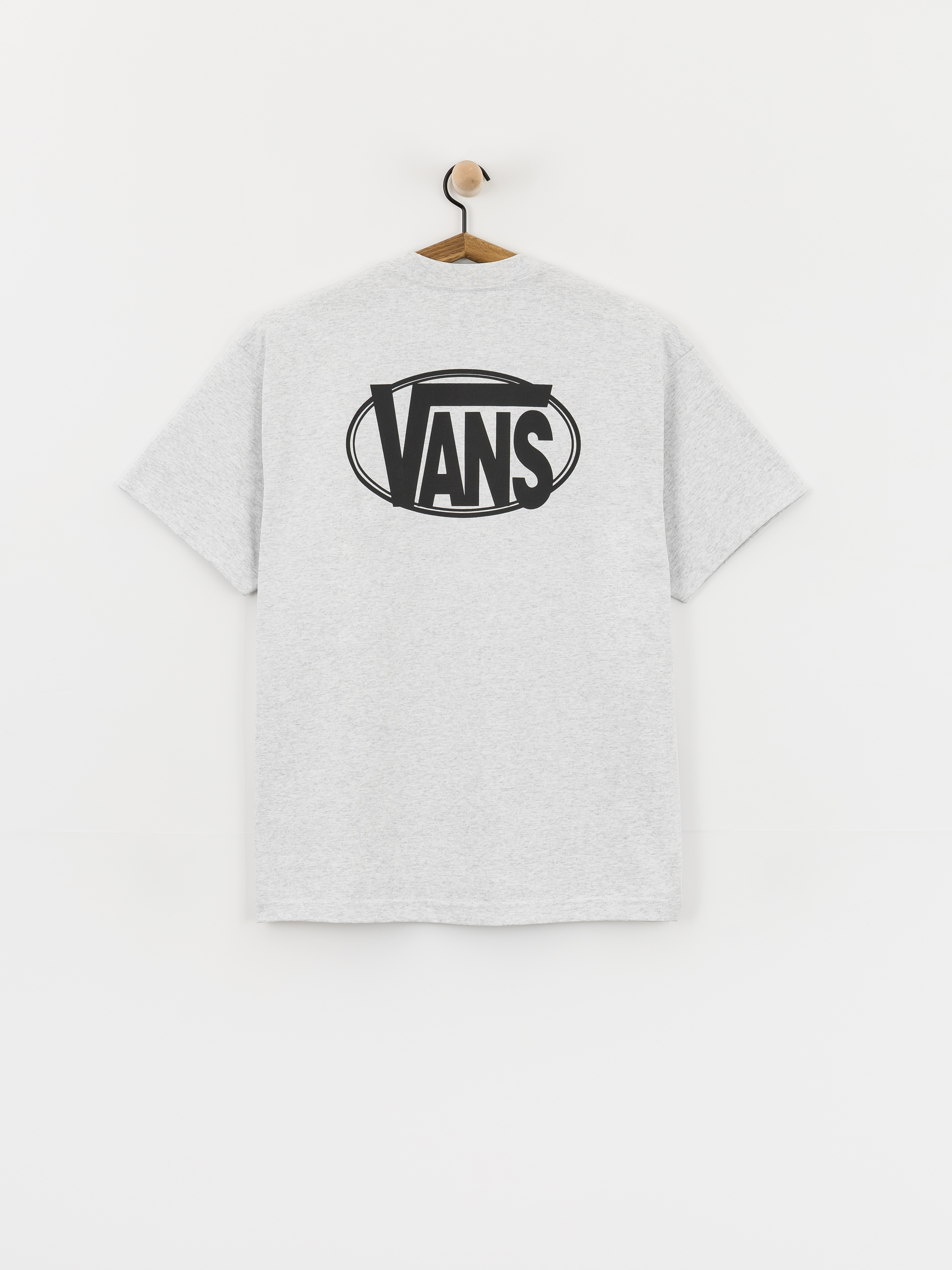 T-shirt Vans Oval Logo Loose (light grey heat)