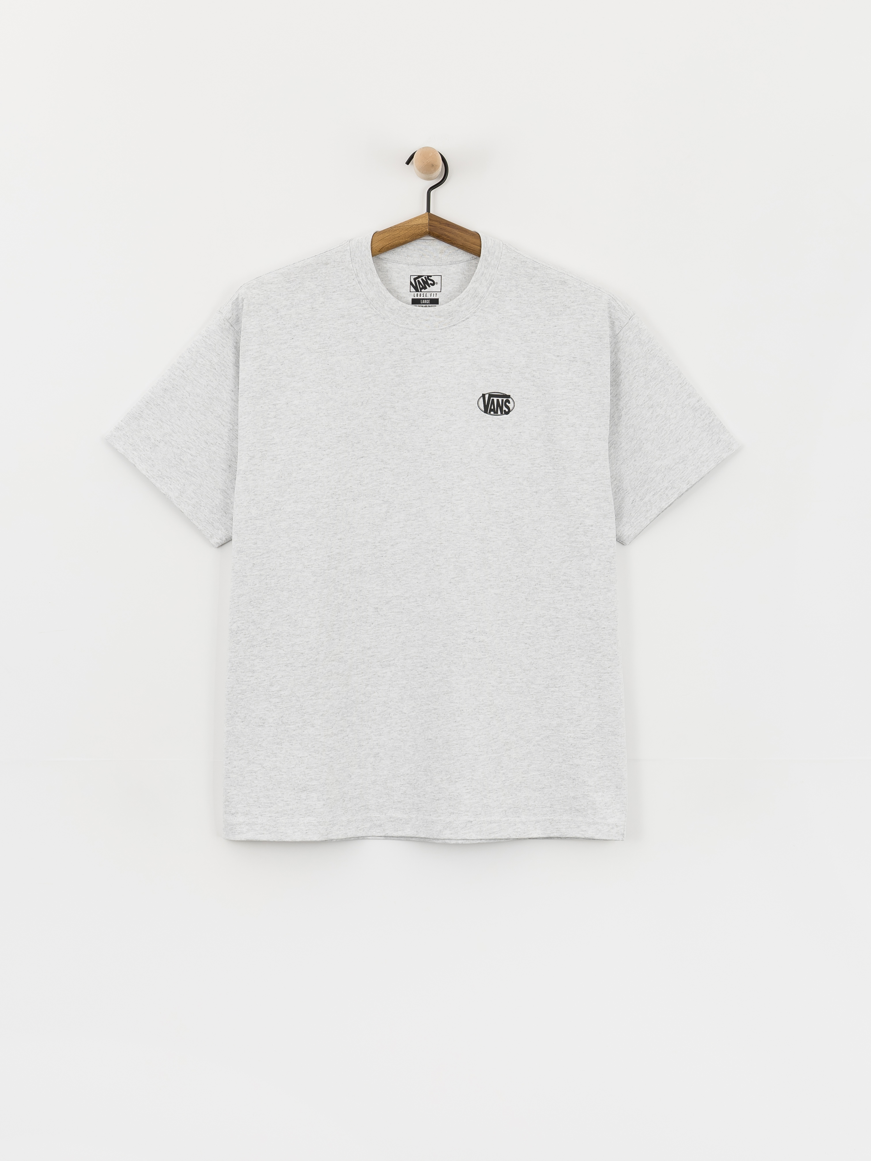 T-shirt Vans Oval Logo Loose (light grey heat)