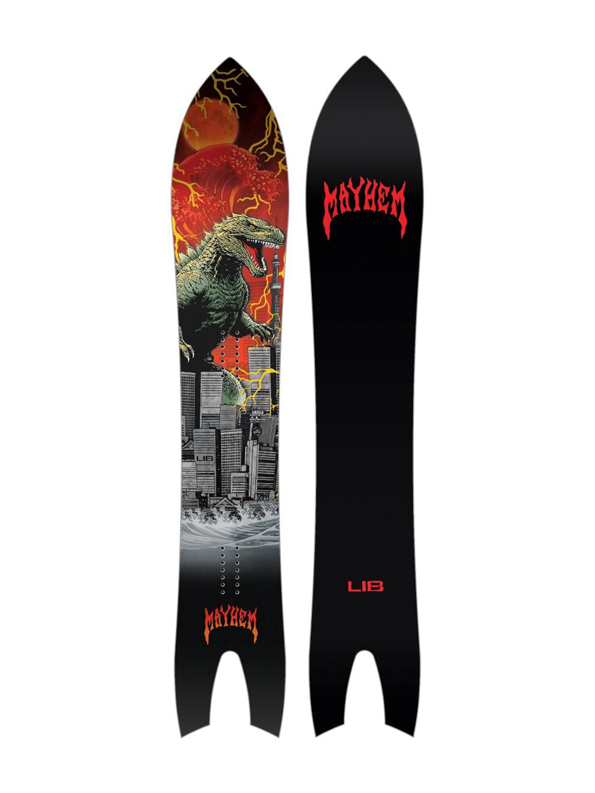 Deska snowboardowa Lib Tech Mayhem Libzilla (black/red)