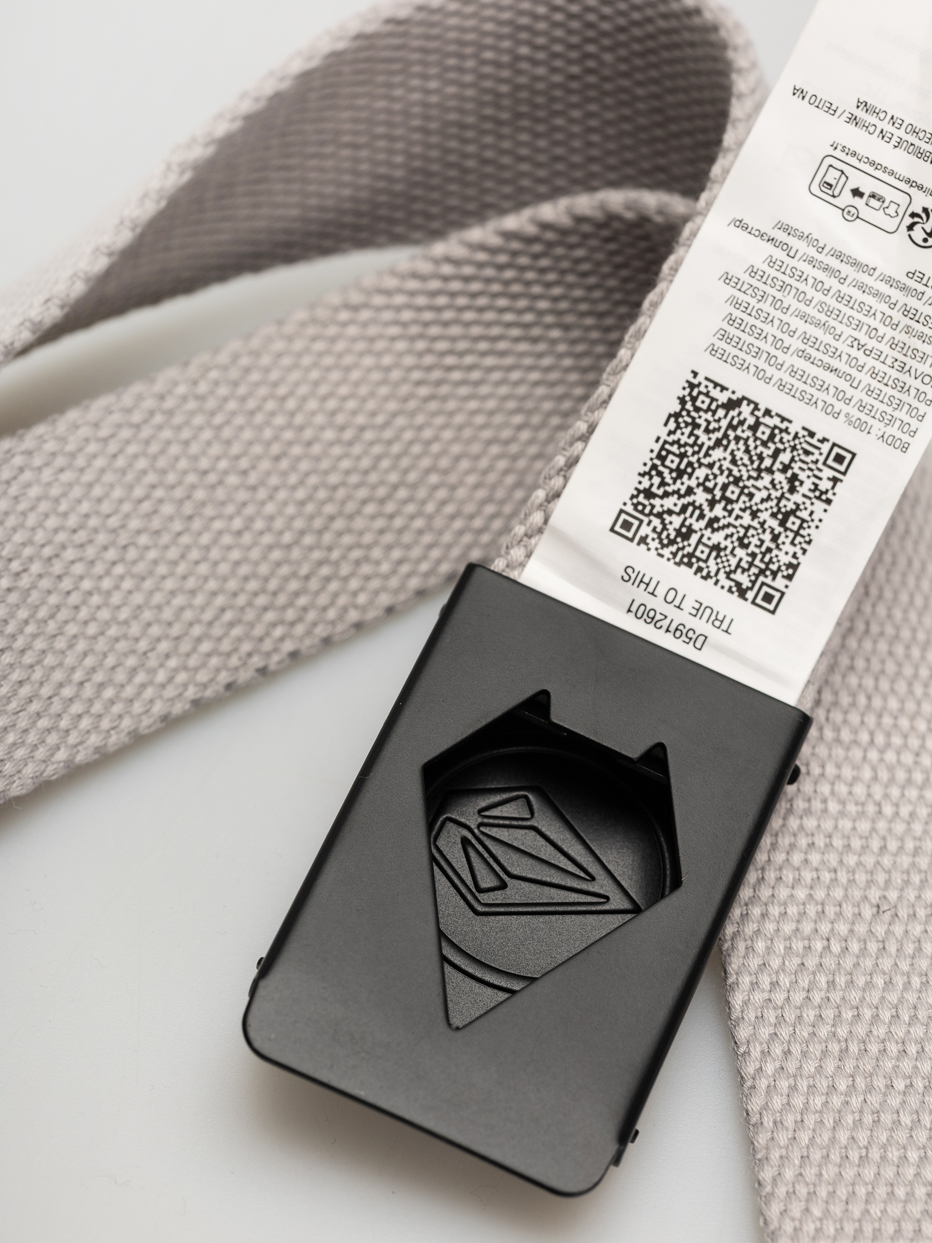 Pasek Volcom Circle Web (heather grey)