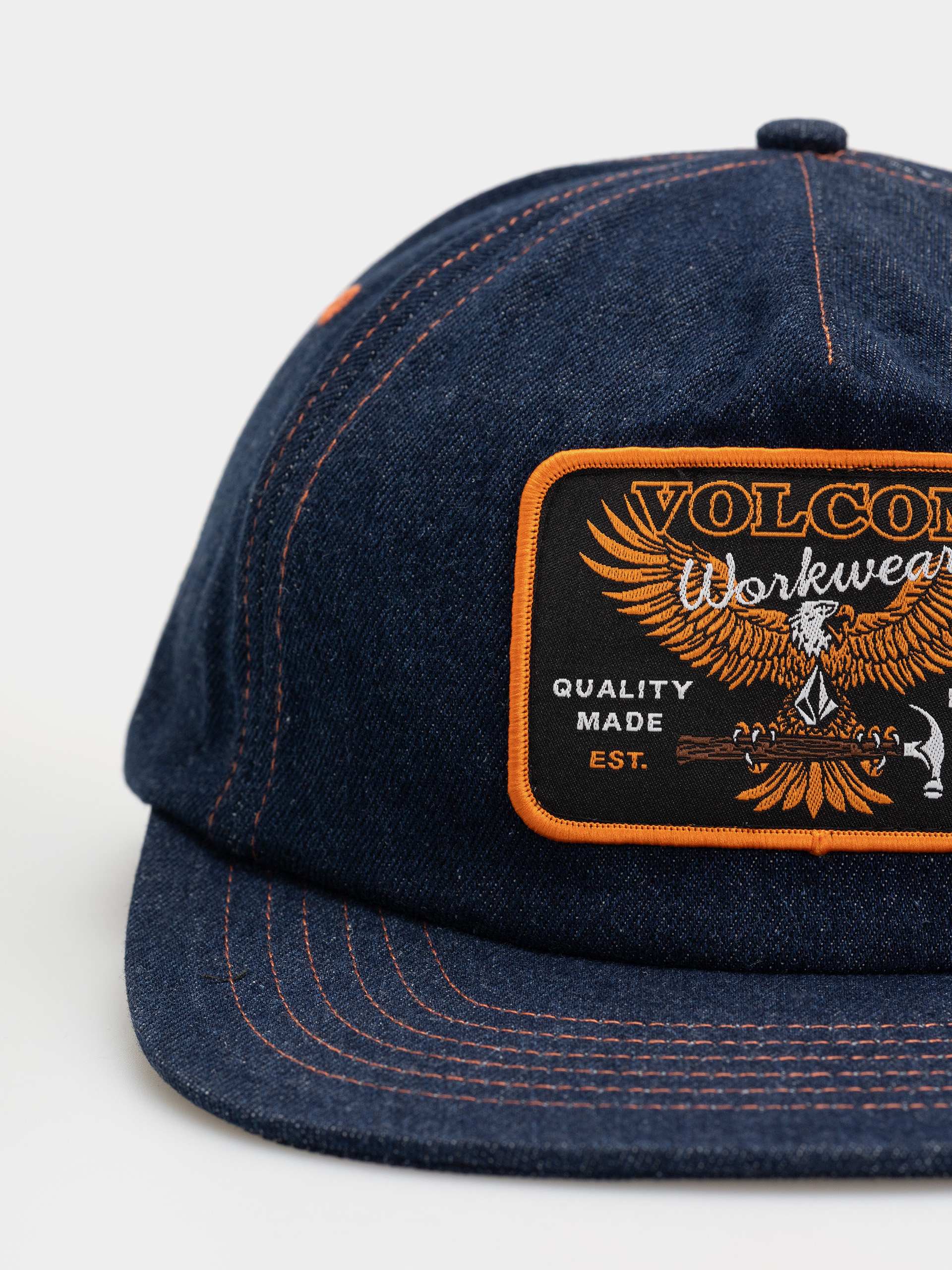 Czapka z daszkiem Volcom Hammered Workwear (dust bowl indigo)