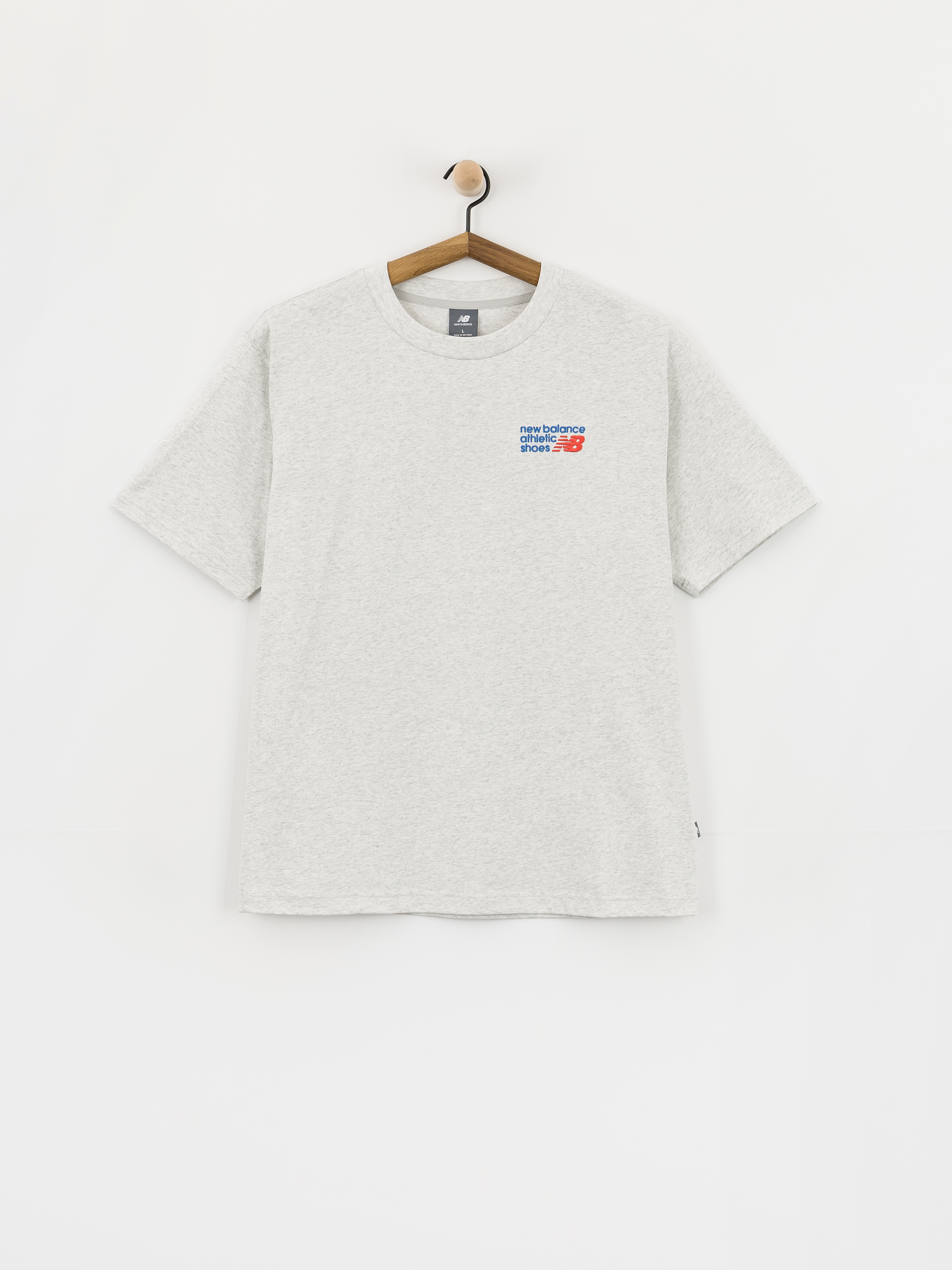 T-shirt New Balance Athletics Premium Logo (ash heather)
