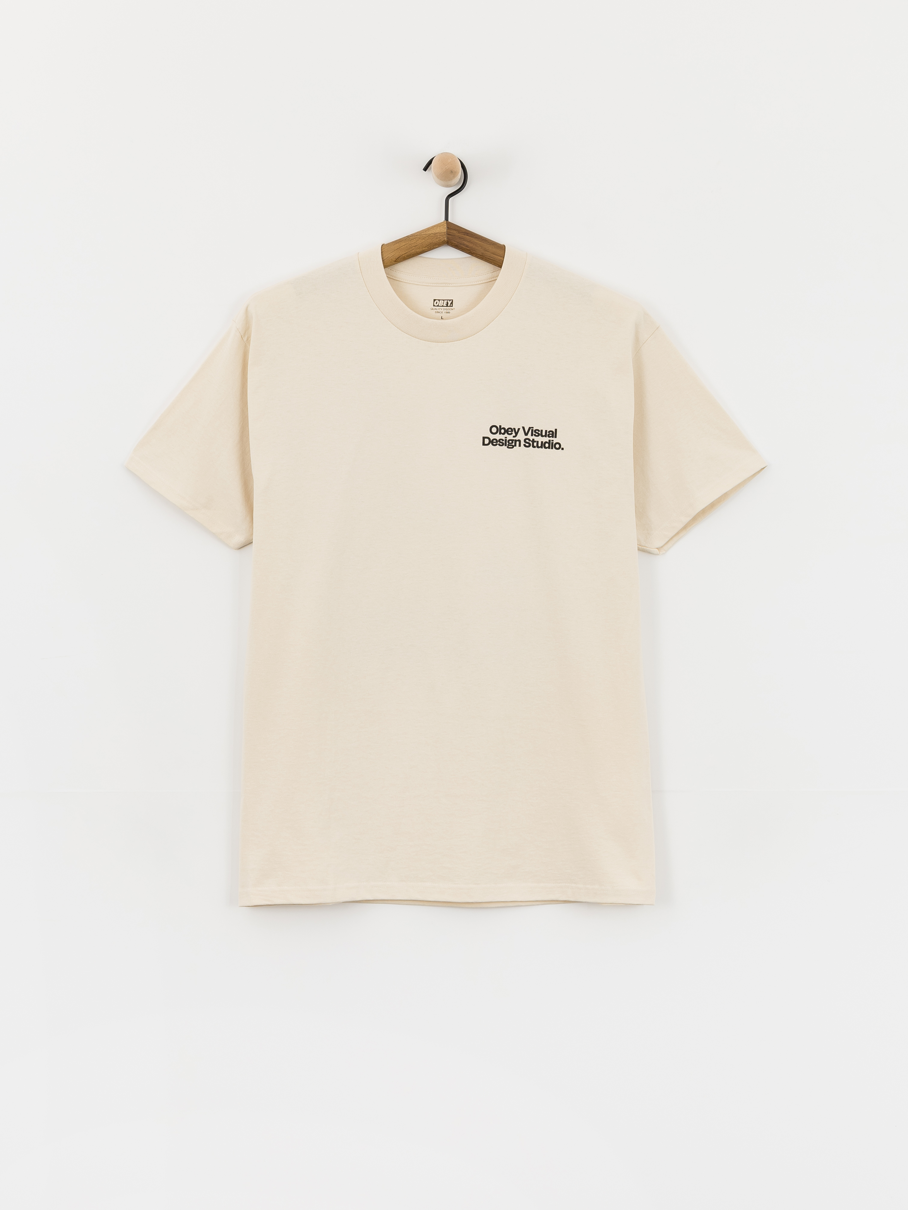 T-shirt OBEY Visual Design Studio (cream)