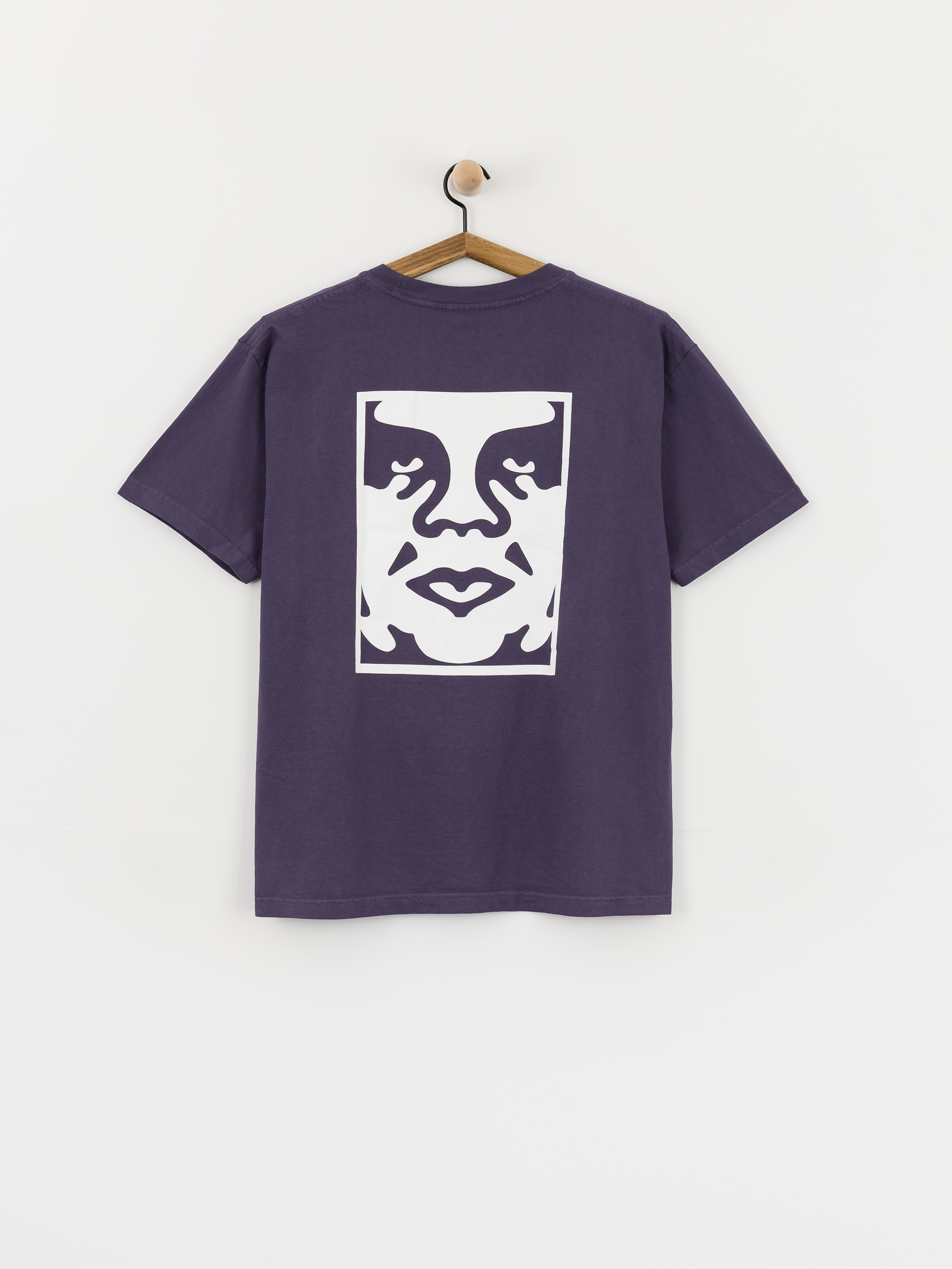 T-shirt OBEY Bold Icon Face (pigment purple velvet)