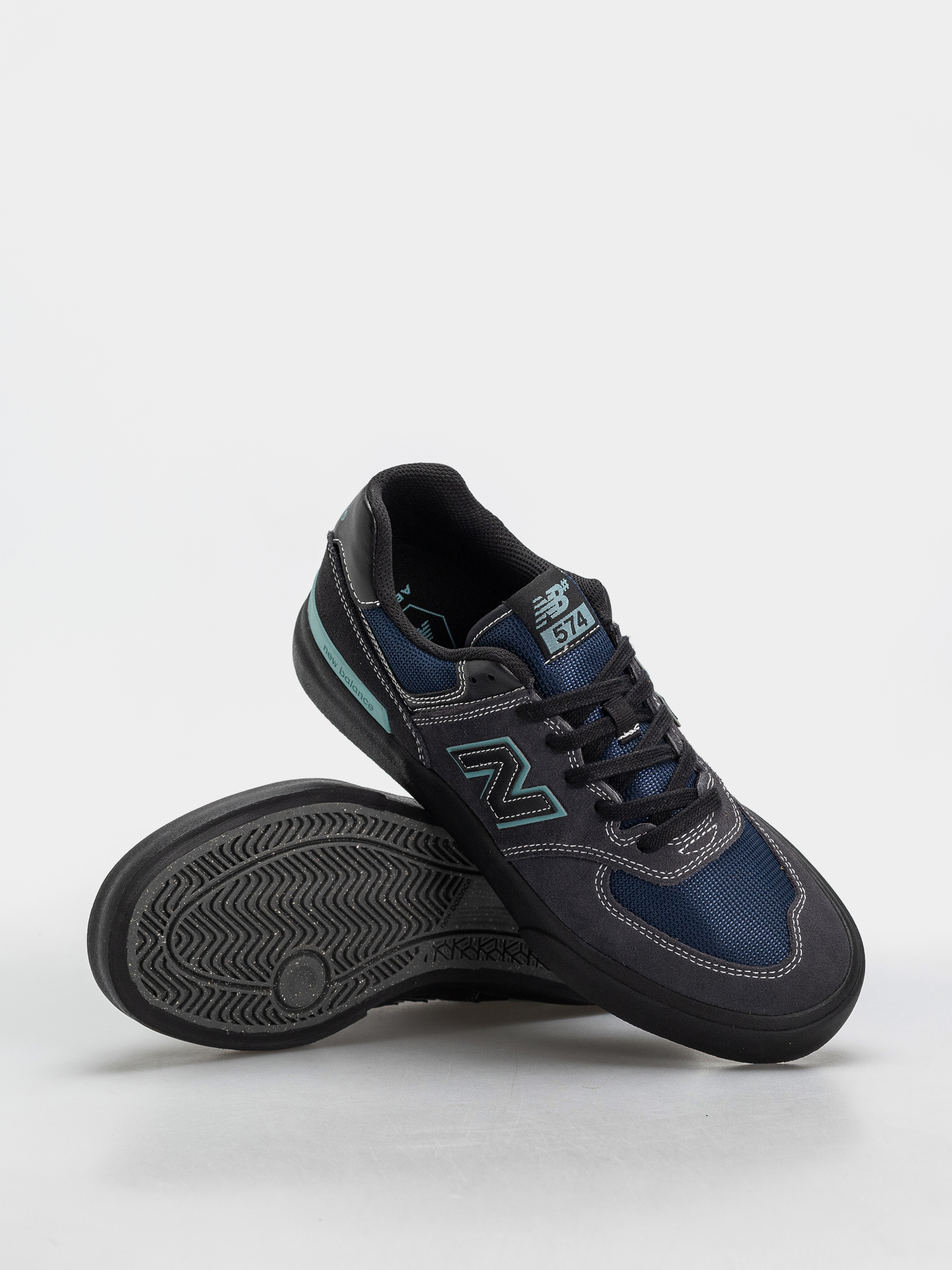 Buty New Balance 574 (faded black/faded teal)