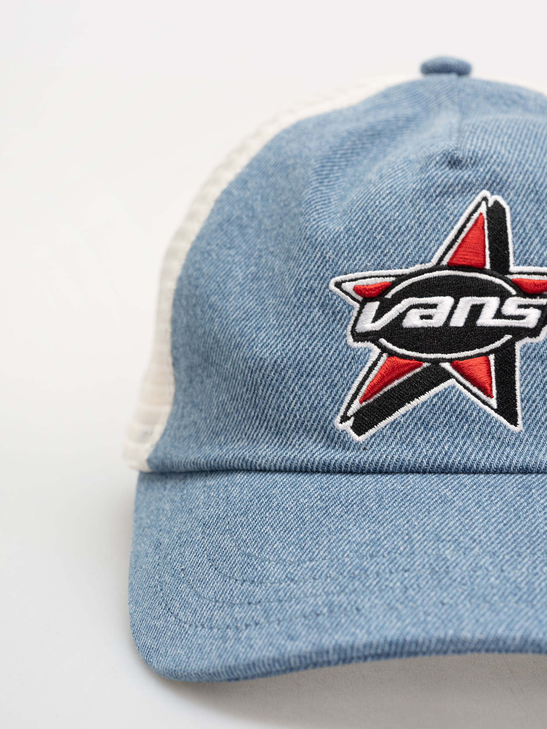 Czapka z daszkiem Vans Marked Jockey Trucker (stonewash/blue)