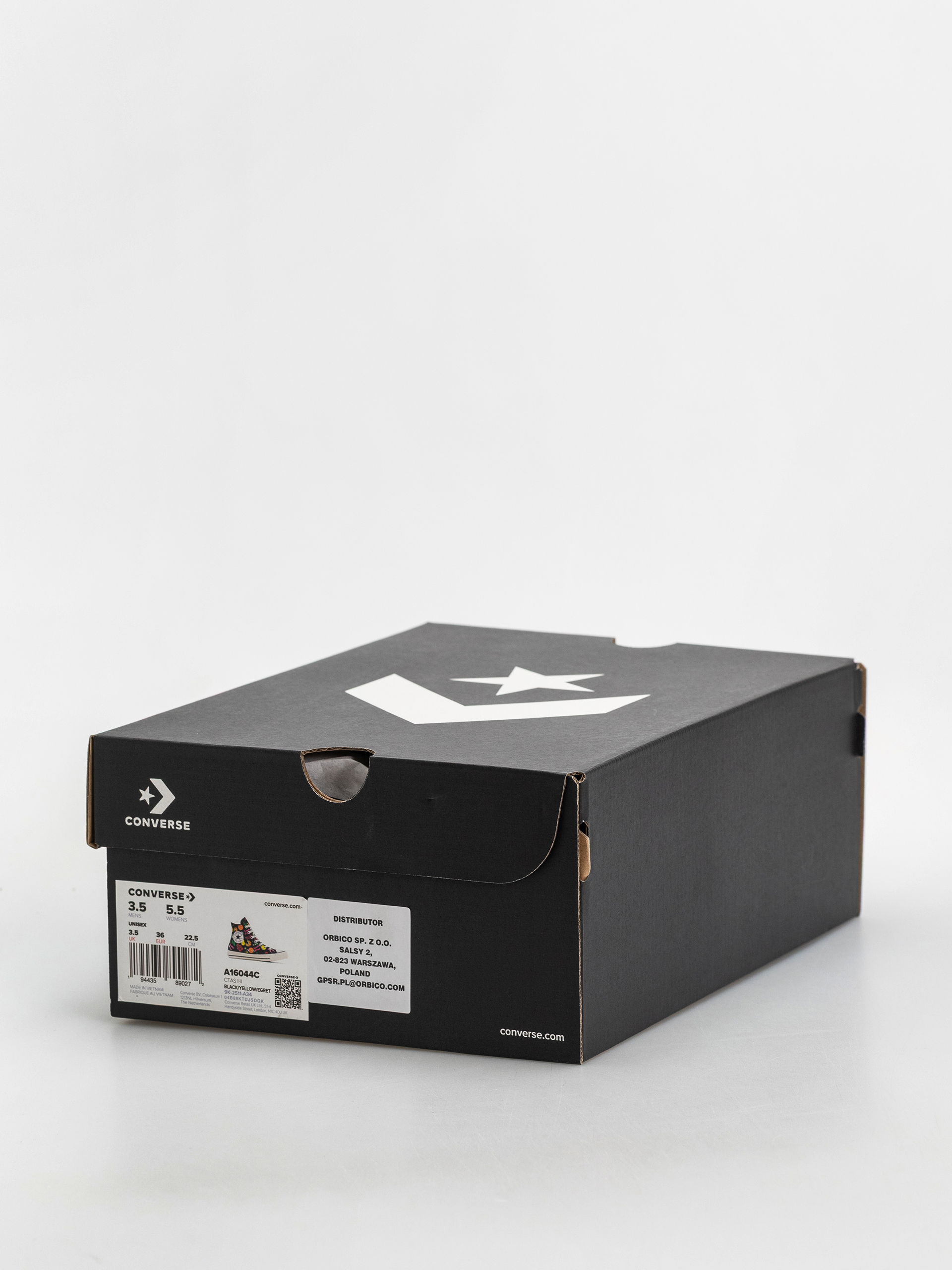 Trampki Converse Chuck Taylor All Star Hi (black/yellow/egret)