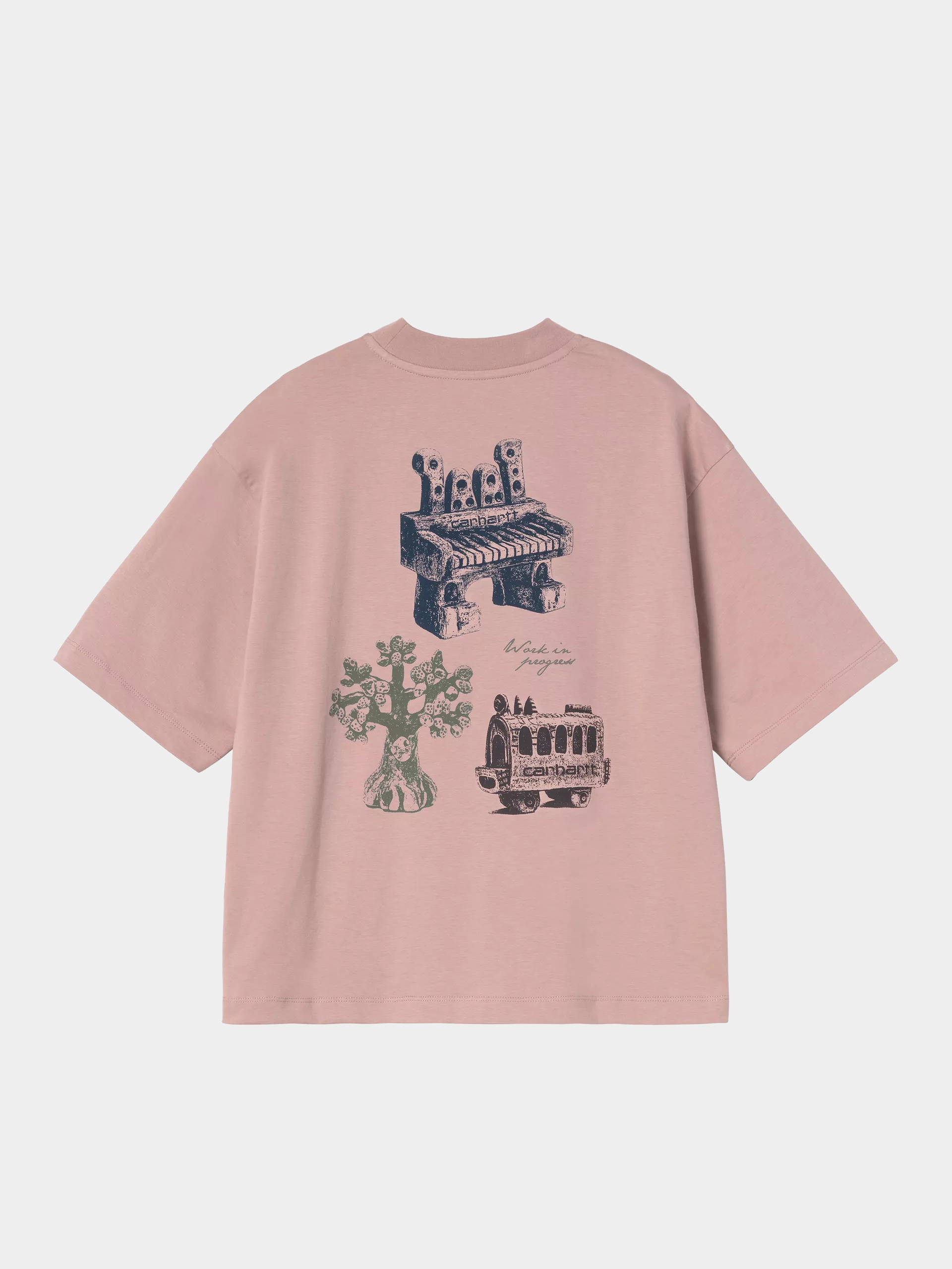 T-shirt Carhartt WIP Forma Wmn (gentle pink)