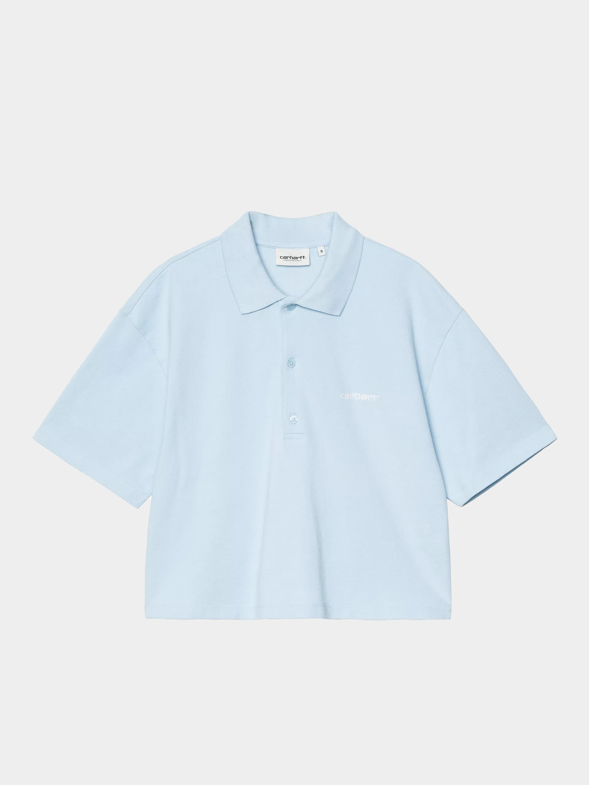 T-shirt Carhartt WIP Script Polo Wmn (icaria/white)