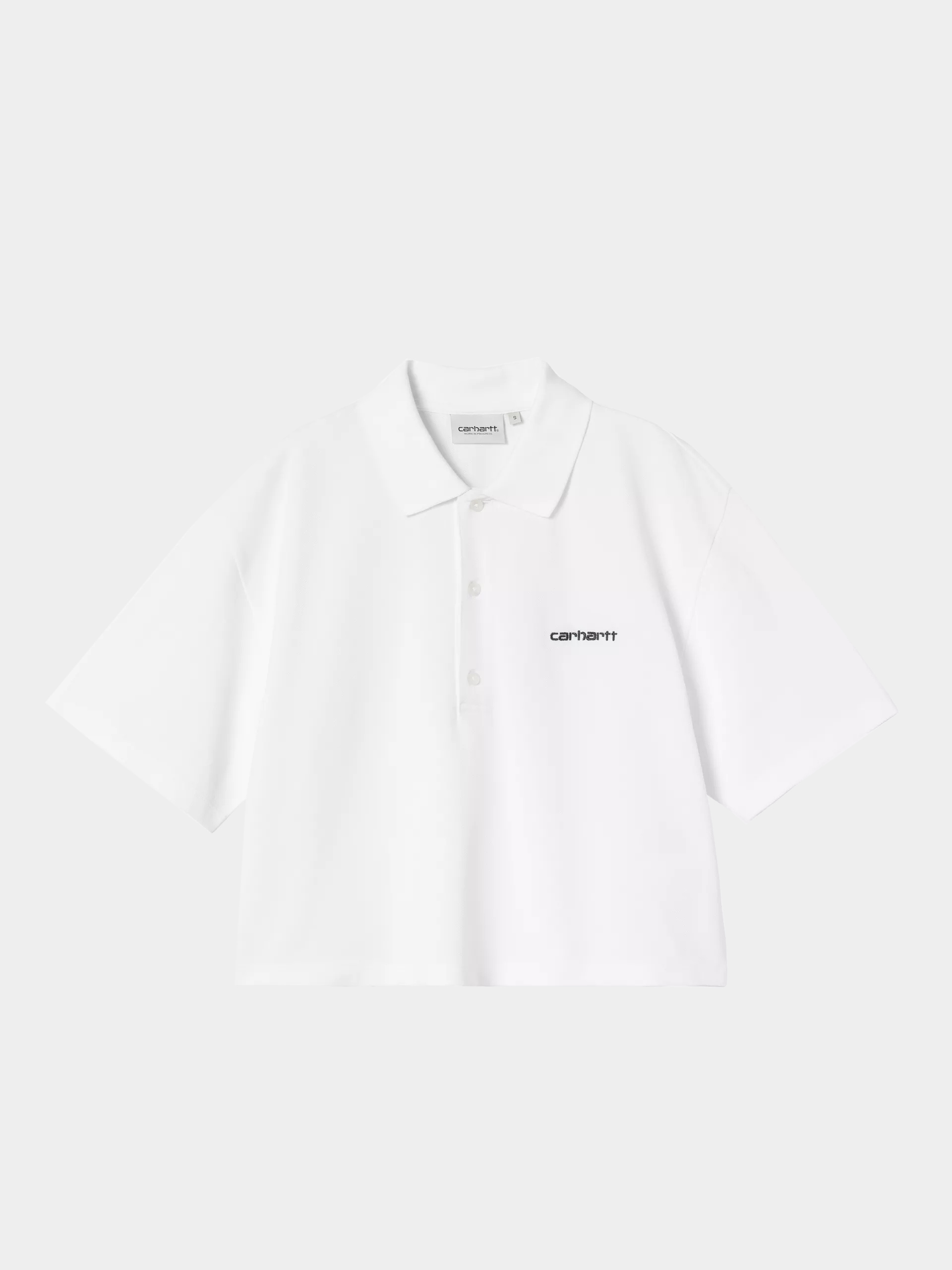 T-shirt Carhartt WIP Script Polo Wmn (white/black)