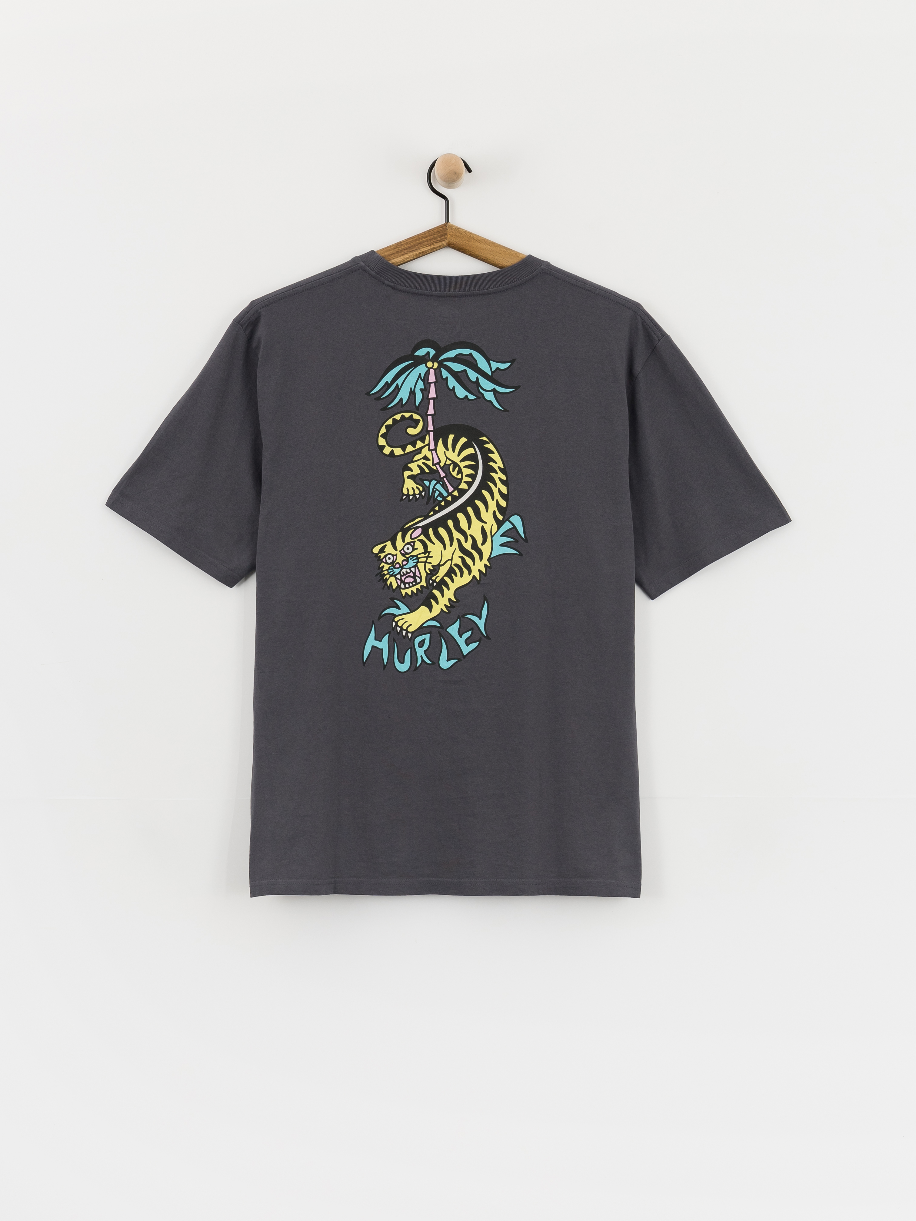 T-shirt Hurley Etam Tiger (dark stone grey)