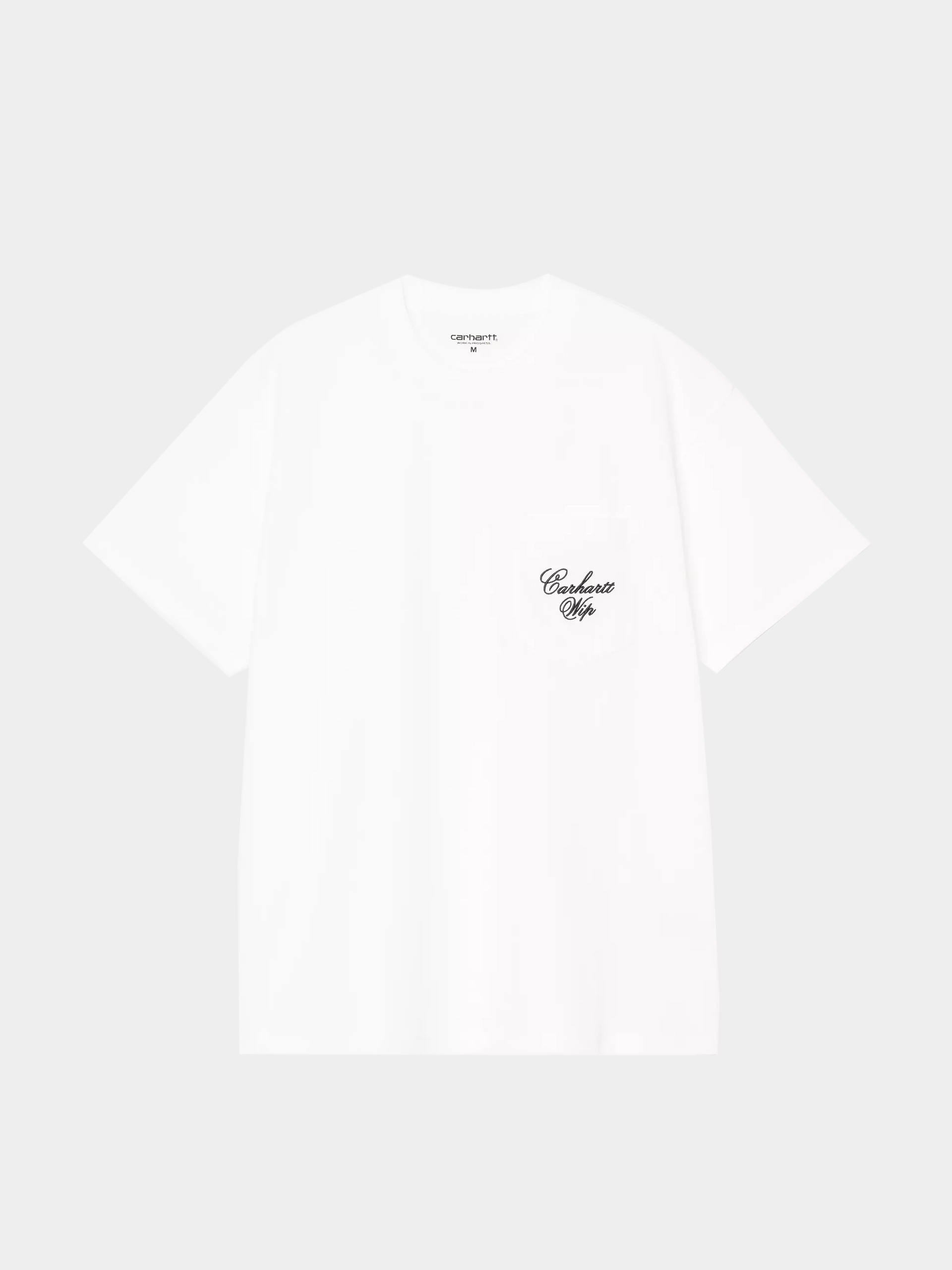 T-shirt Carhartt WIP Longhand Pocket (white/black)