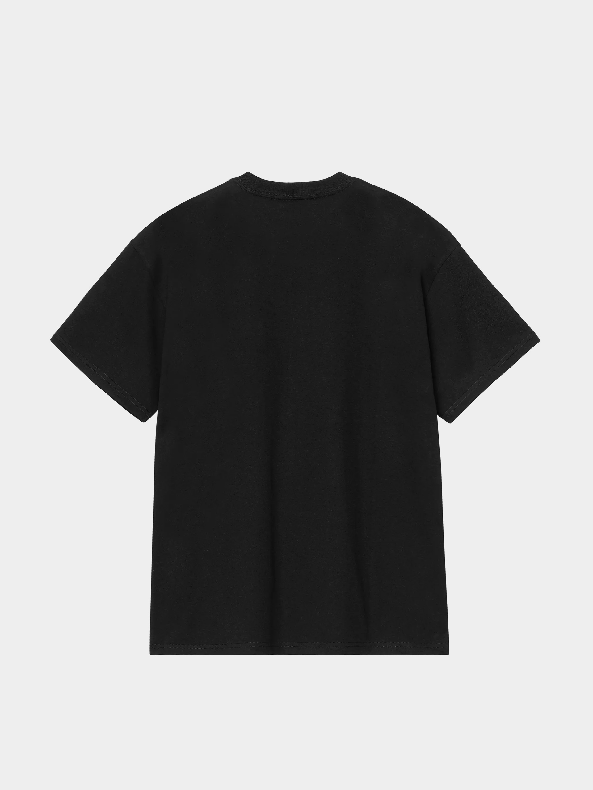 T-shirt Carhartt WIP Longhand Pocket (black/white)