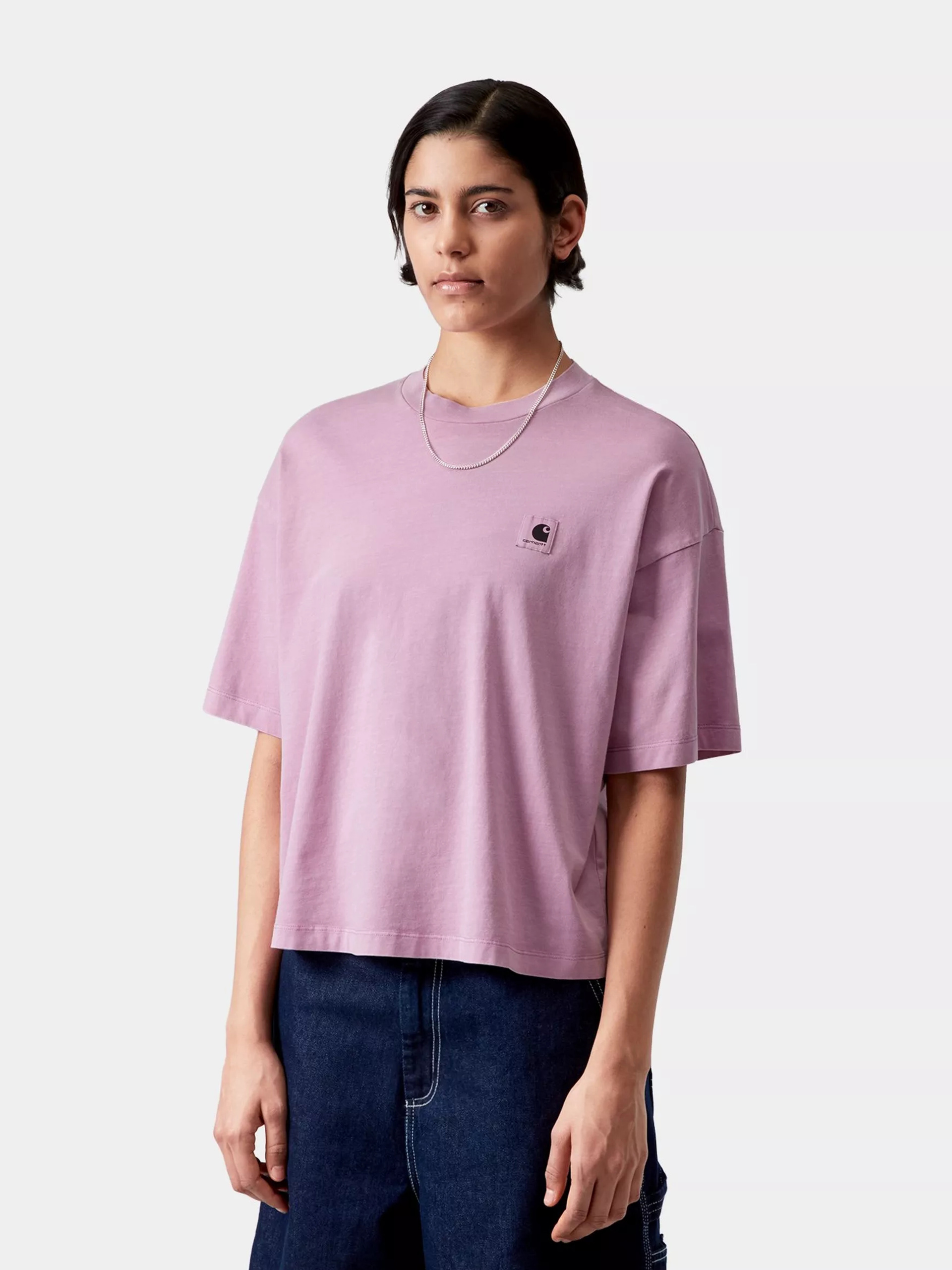 T-shirt Carhartt WIP Nelson Wmn (gentle purple)