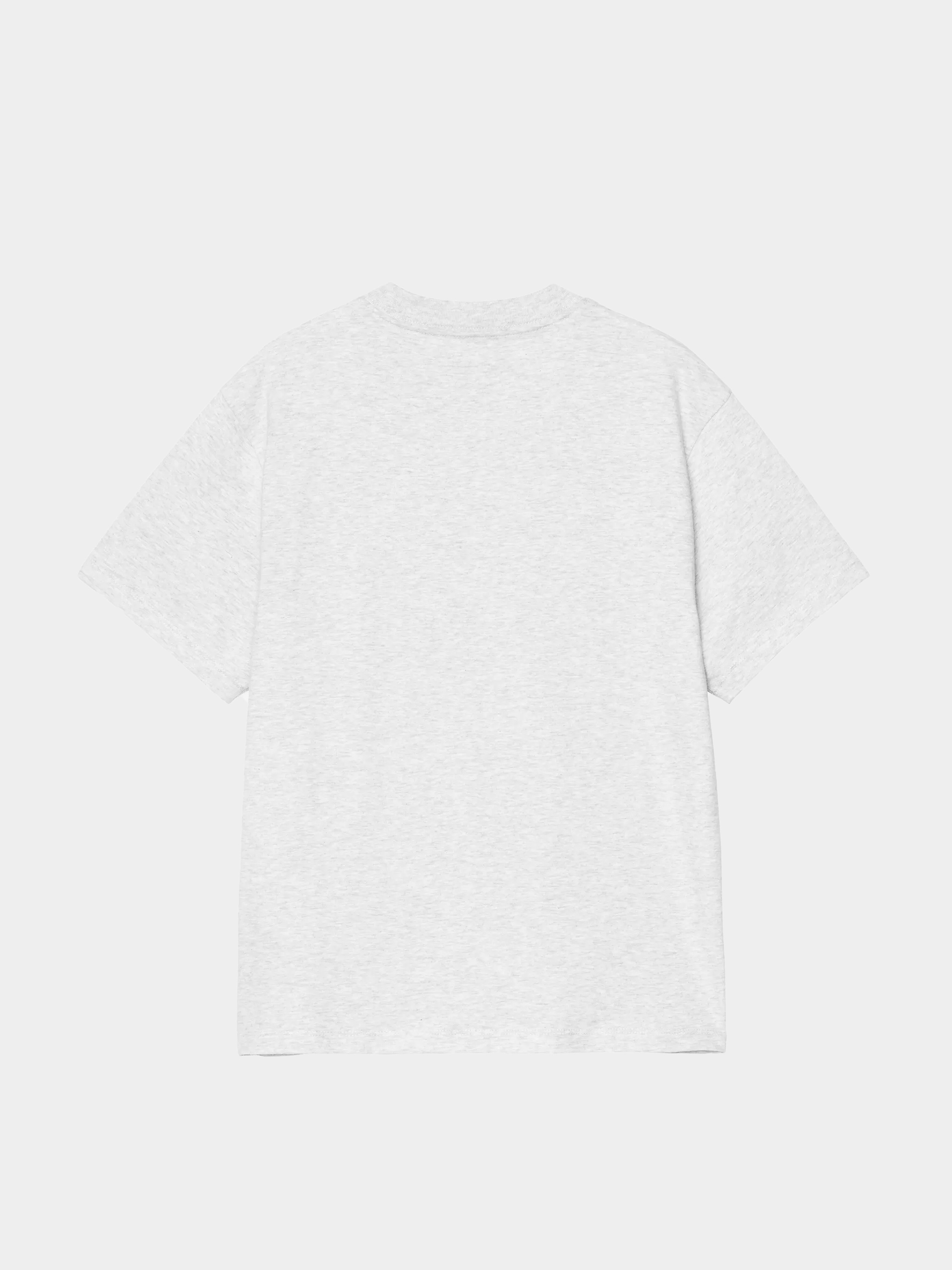 T-shirt Carhartt WIP Pocket Heart Wmn (ash heather/red)