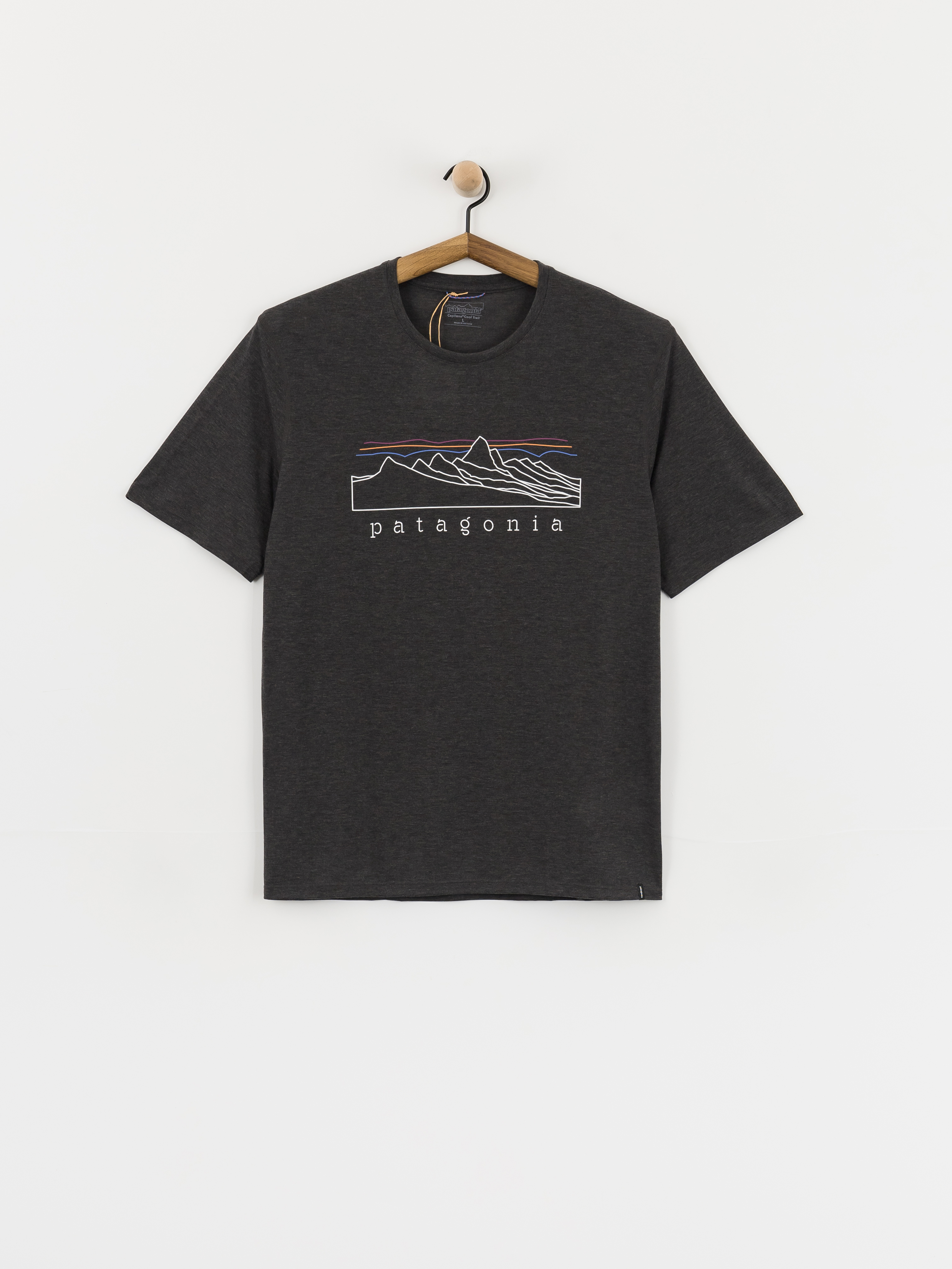 T-shirt Patagonia Capilene Cool Stratapeaks (ink black)