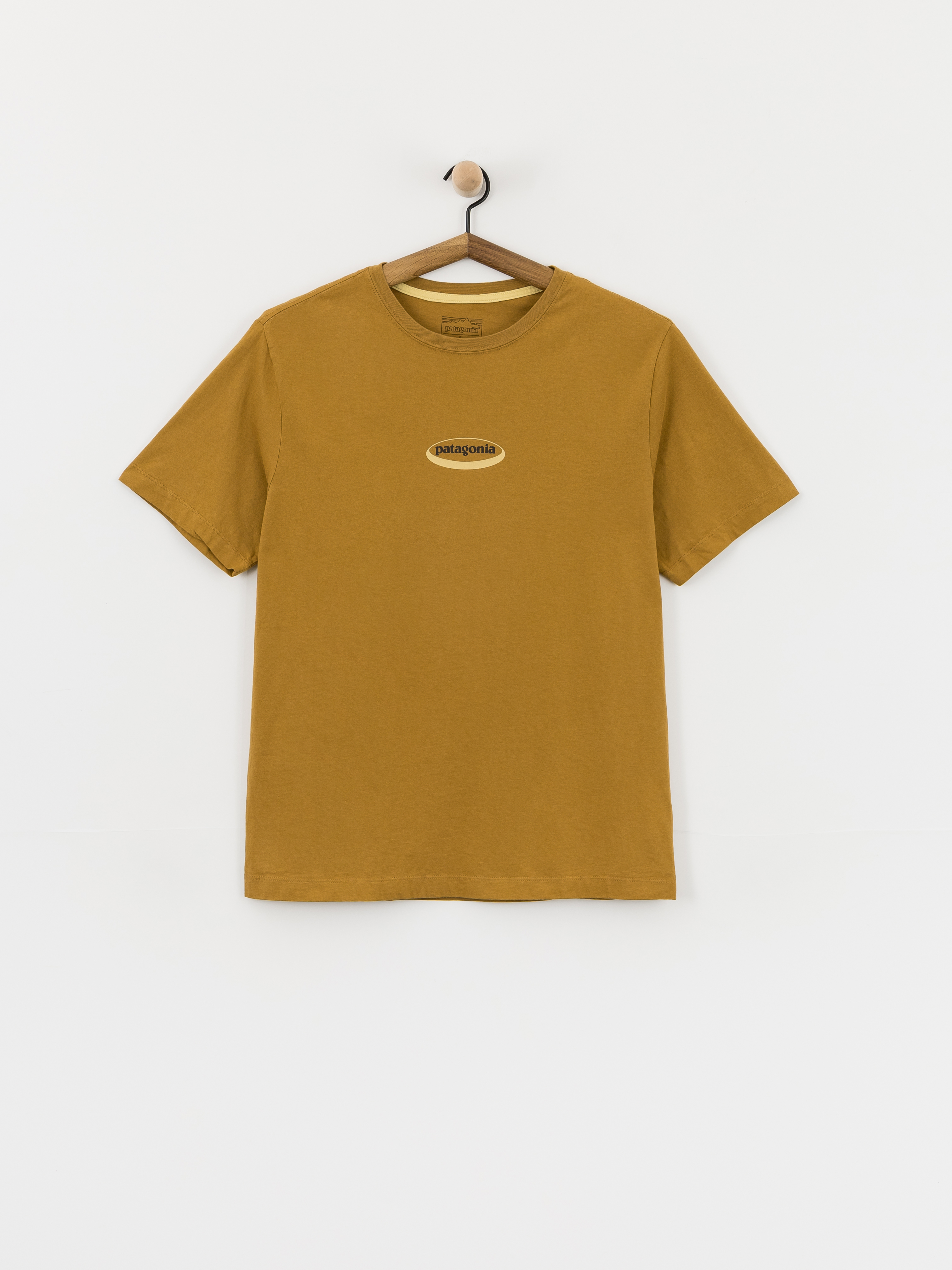 T-shirt Patagonia 95 Oval Logo (bobcat brown/sunshine)