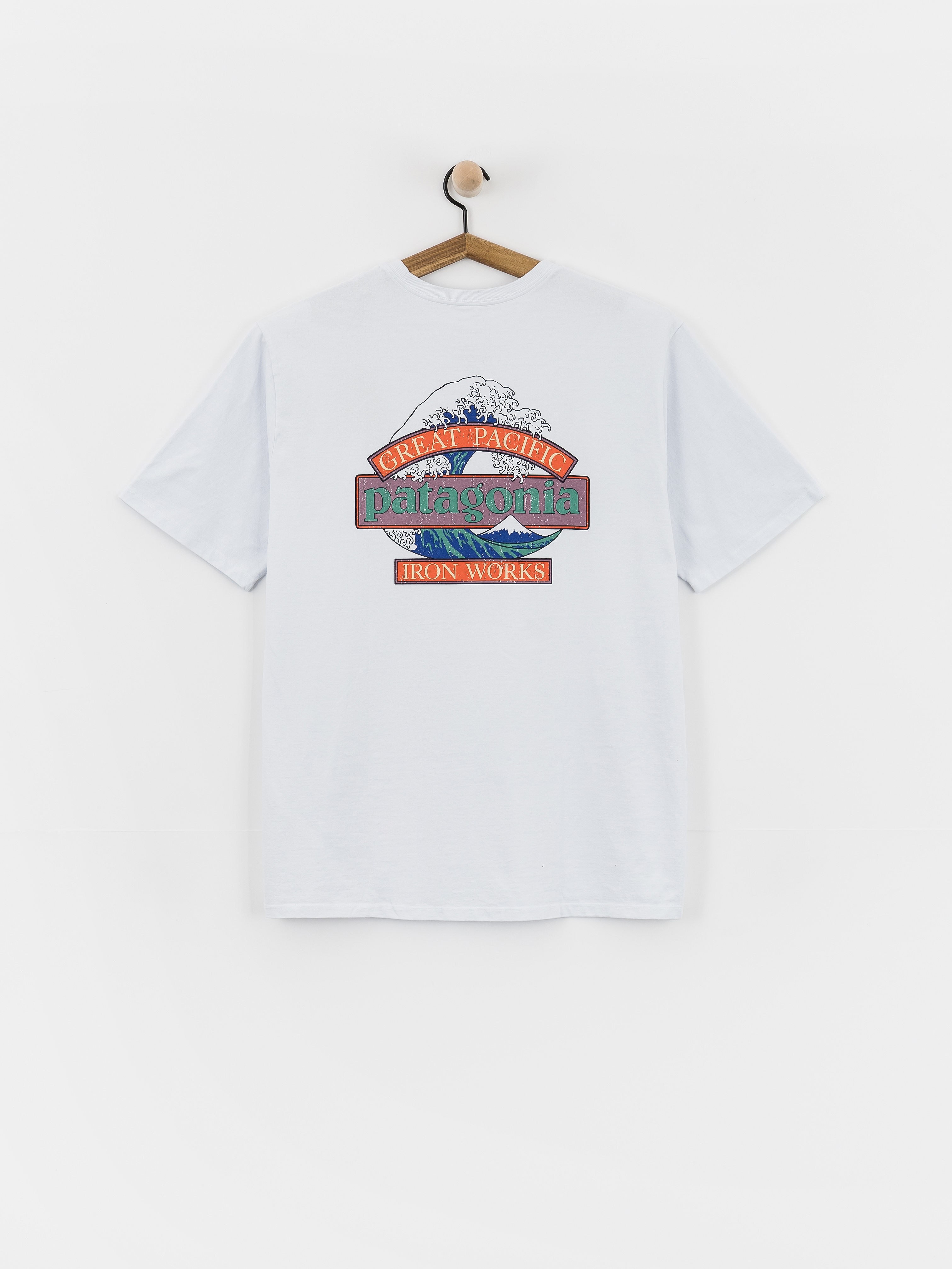T-shirt Patagonia Great Waves (white)