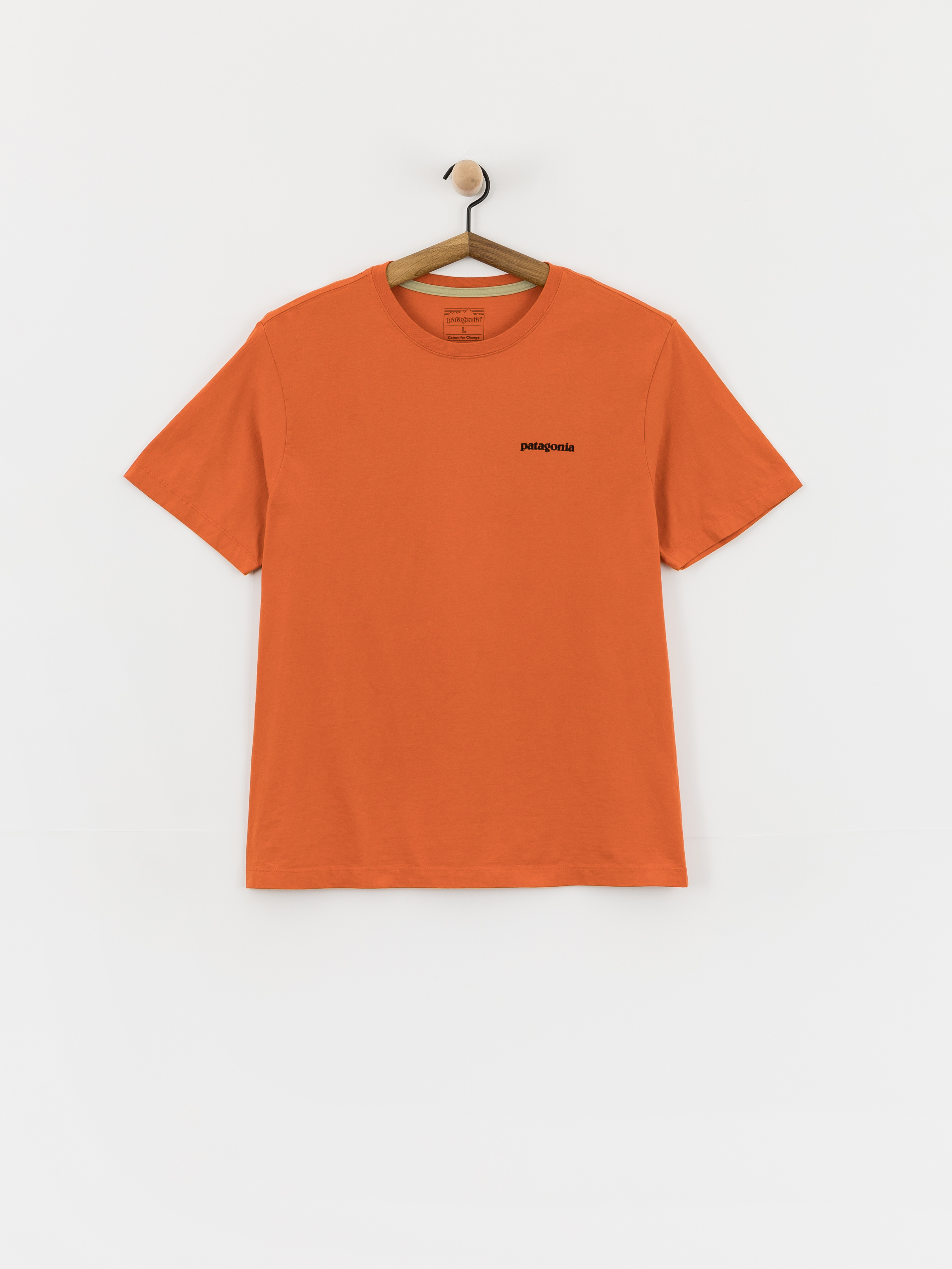 T-shirt Patagonia P 6 Logo (coal orange)