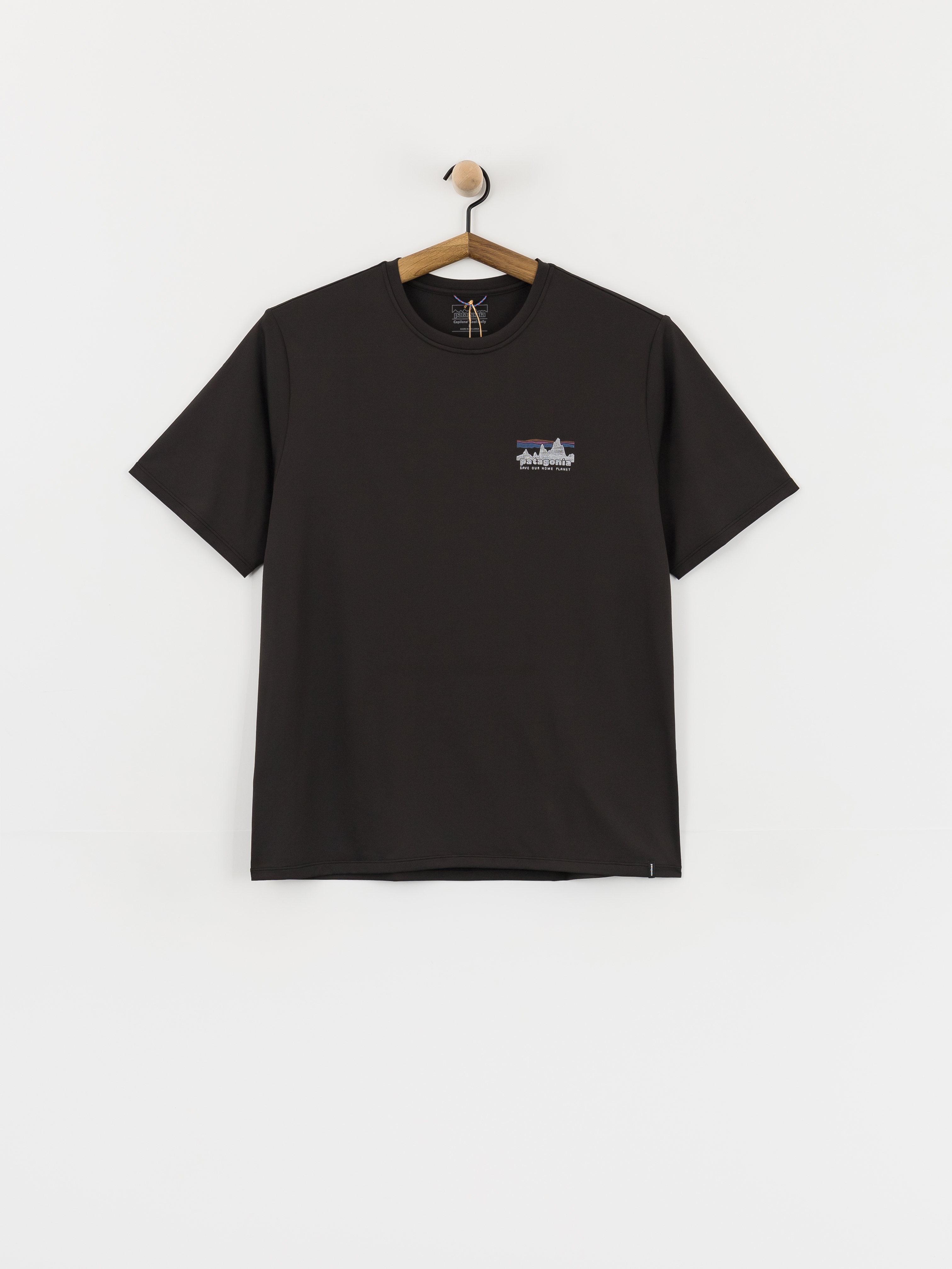 T-shirt Patagonia Capilene Cool '73 Skyline (black)