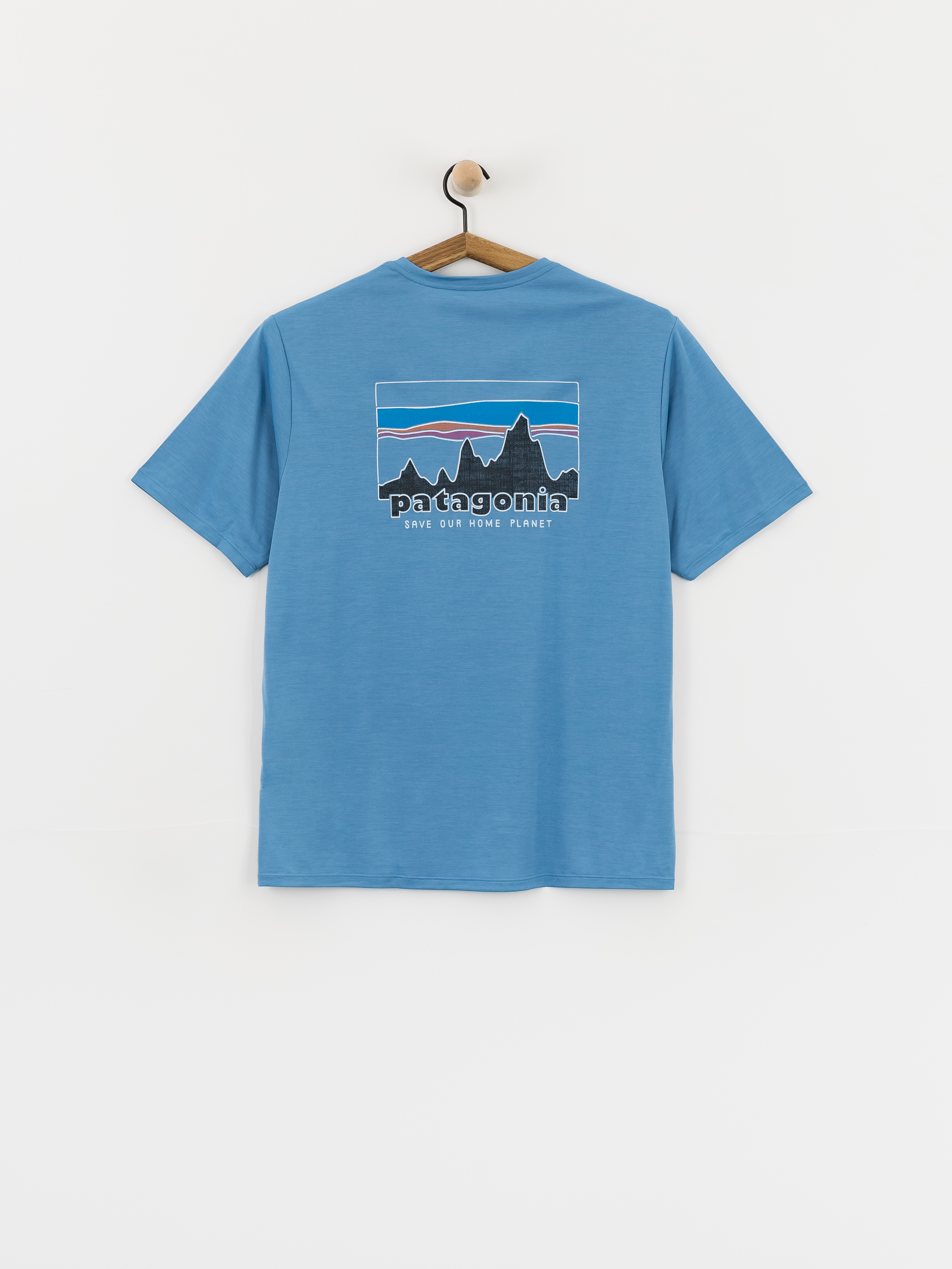 T-shirt Patagonia Capilene Cool '73 Skyline (shore blue/light shore blue)