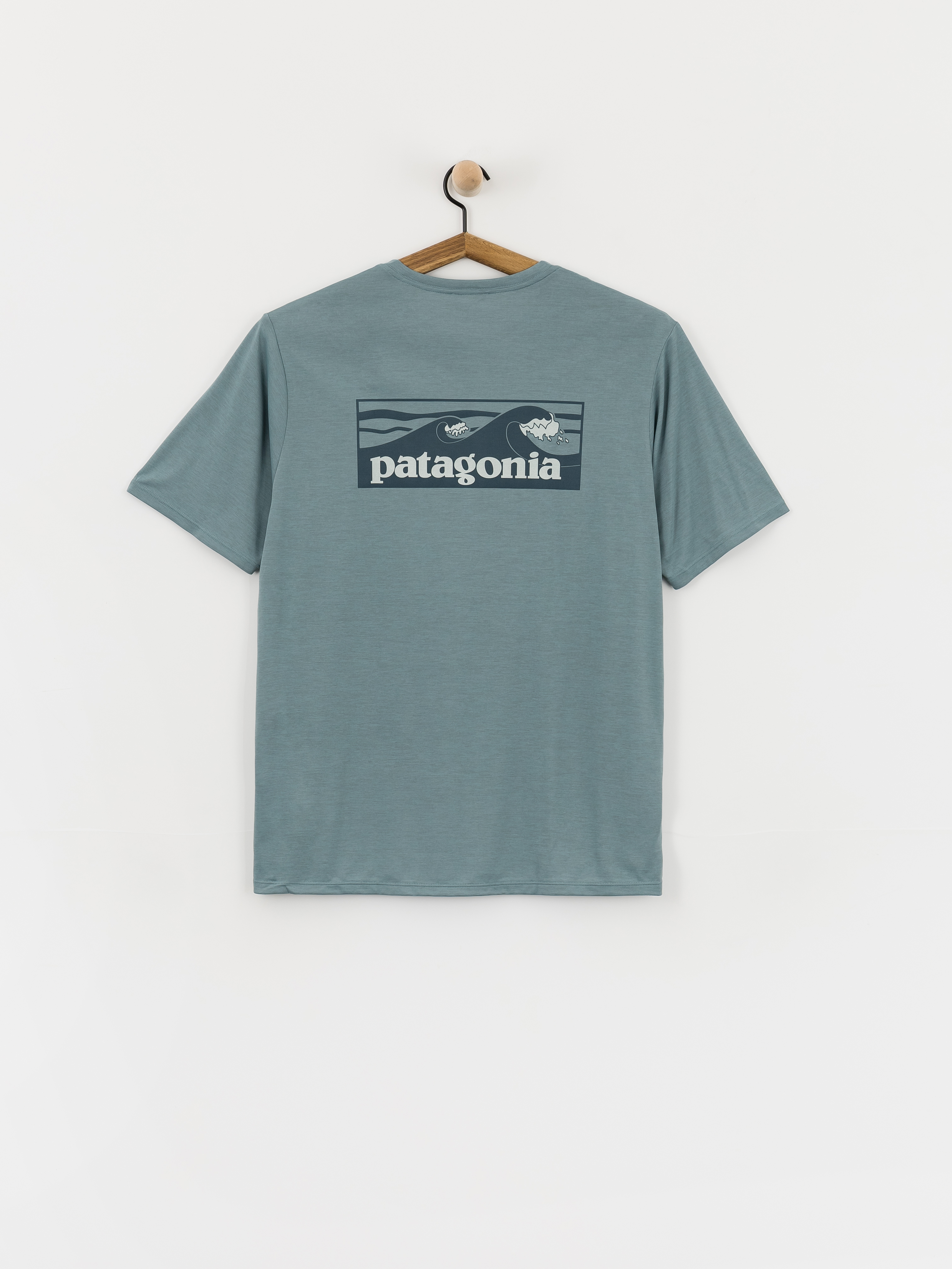 T-shirt Patagonia Capilene Cool Boardshort Logo (blue sage/light blue sage)