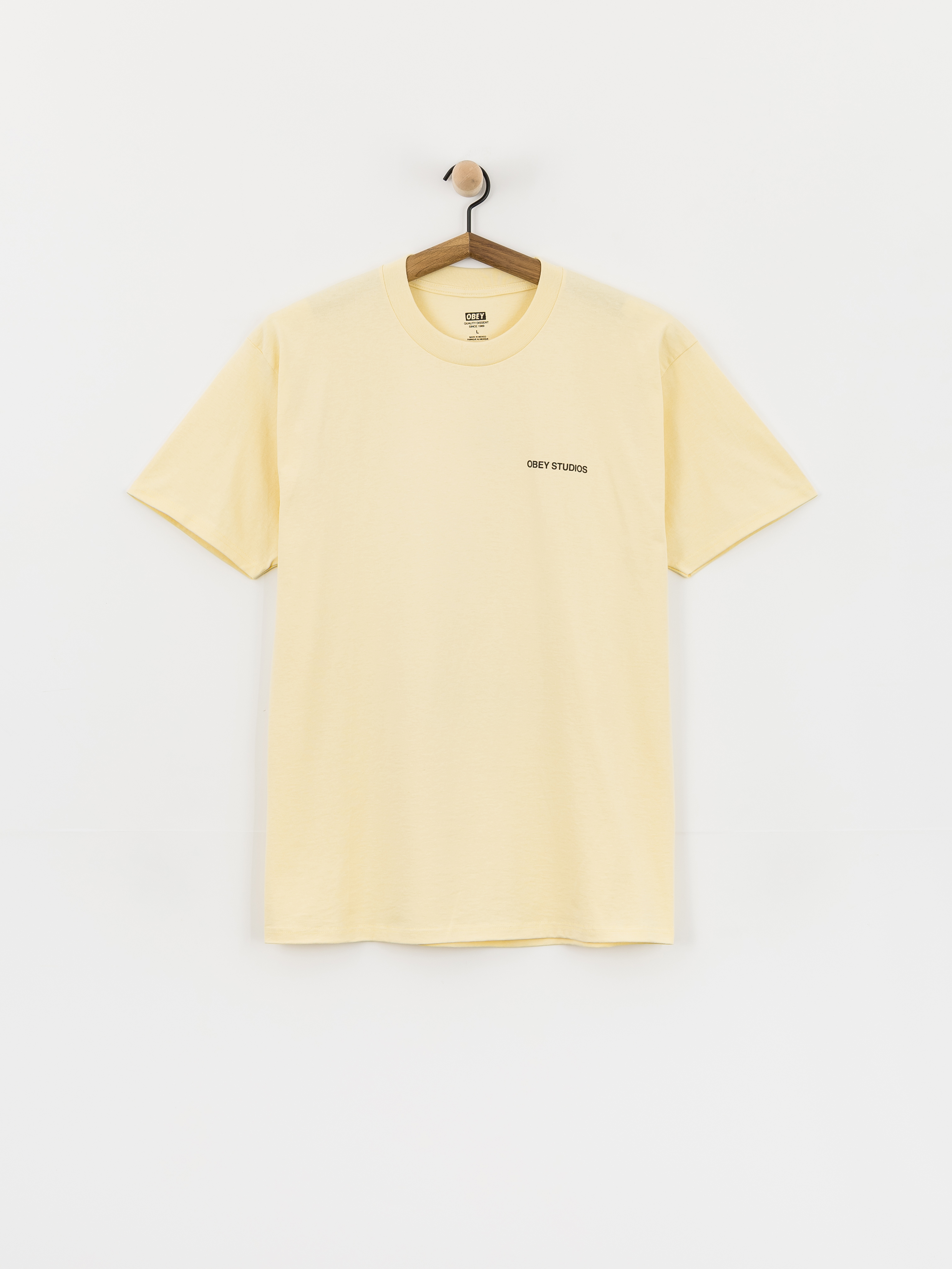 T-shirt OBEY Moves Of Life (pale yellow)