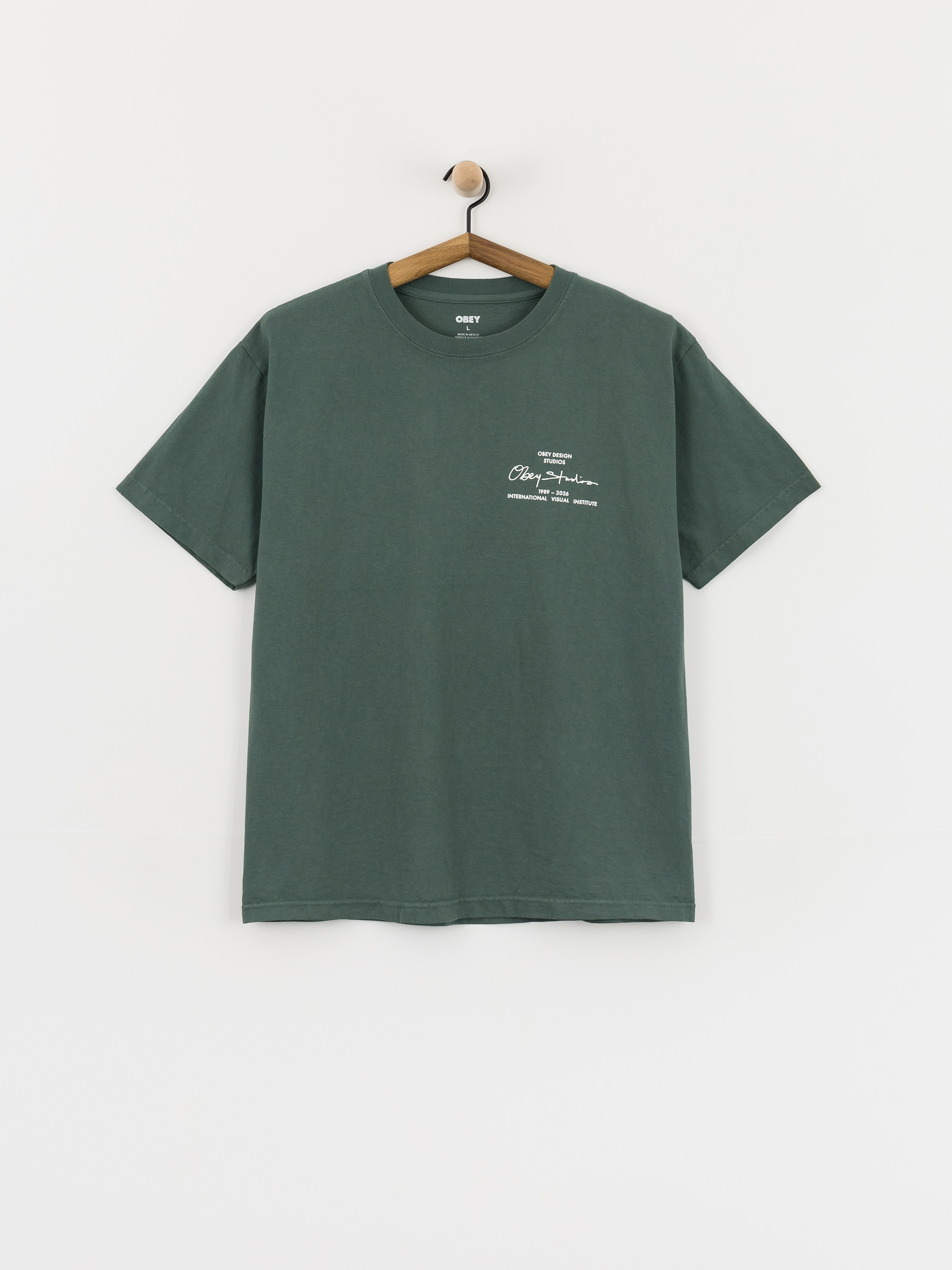 T-shirt OBEY Institute (pigment rainforest)