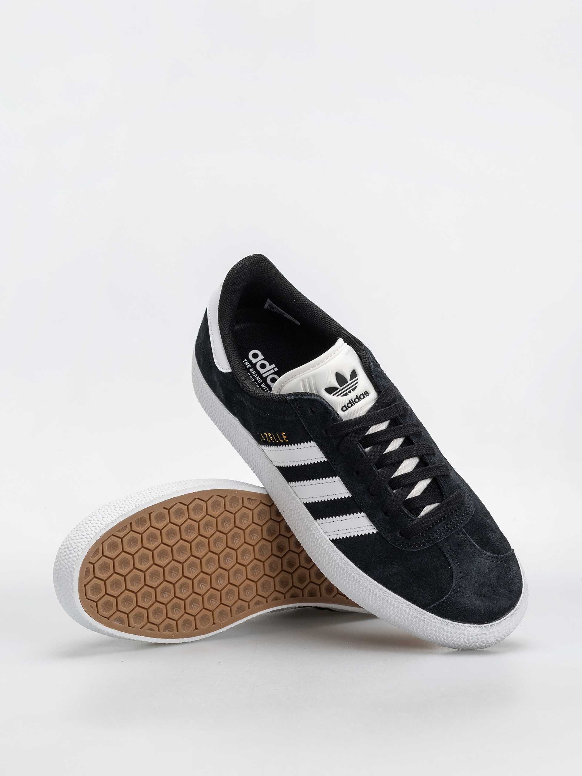 Buty adidas Gazelle Adv (cblack/ftwwht/goldmt)