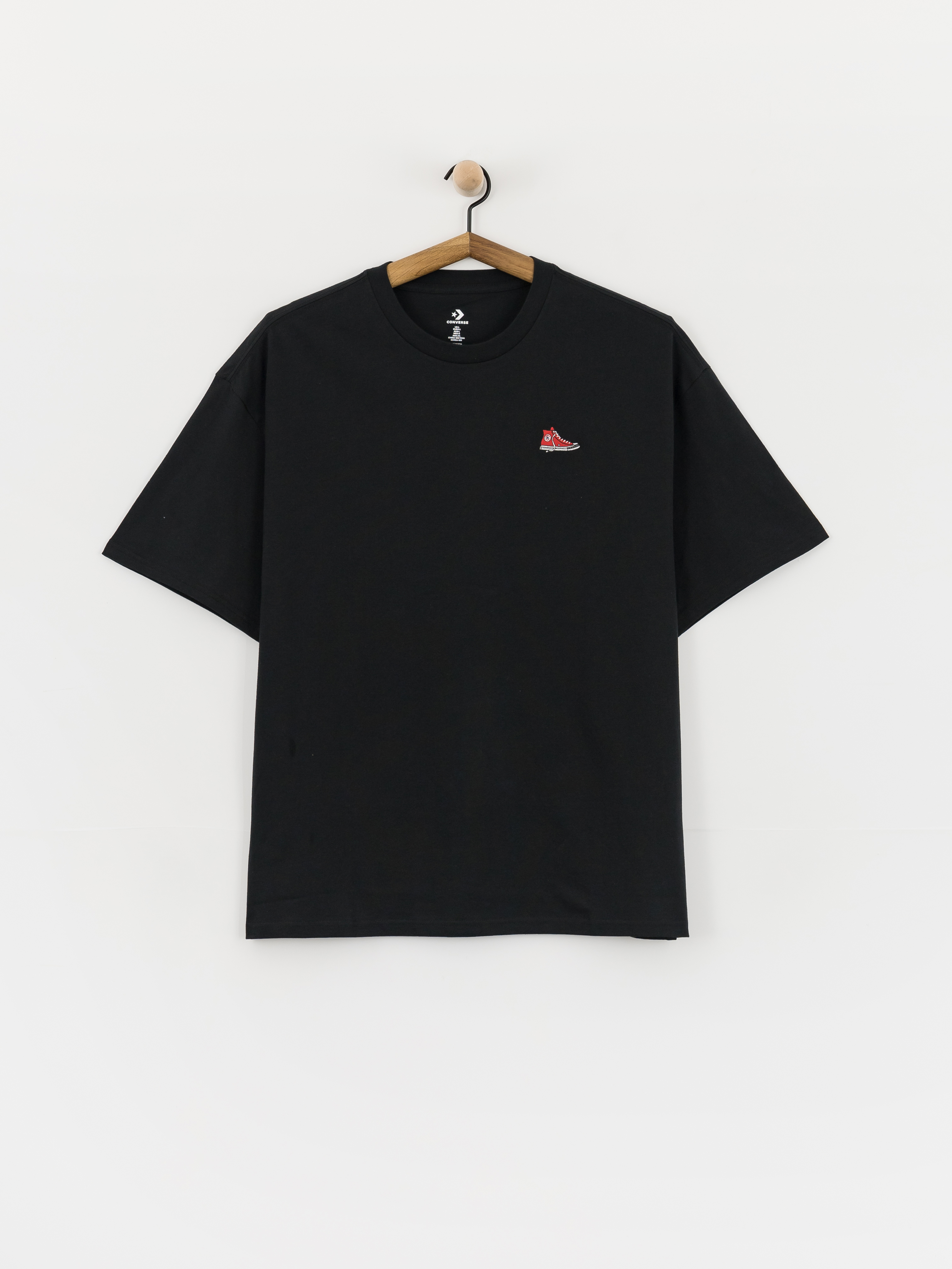 T-shirt Converse Sneaker Patch (black)