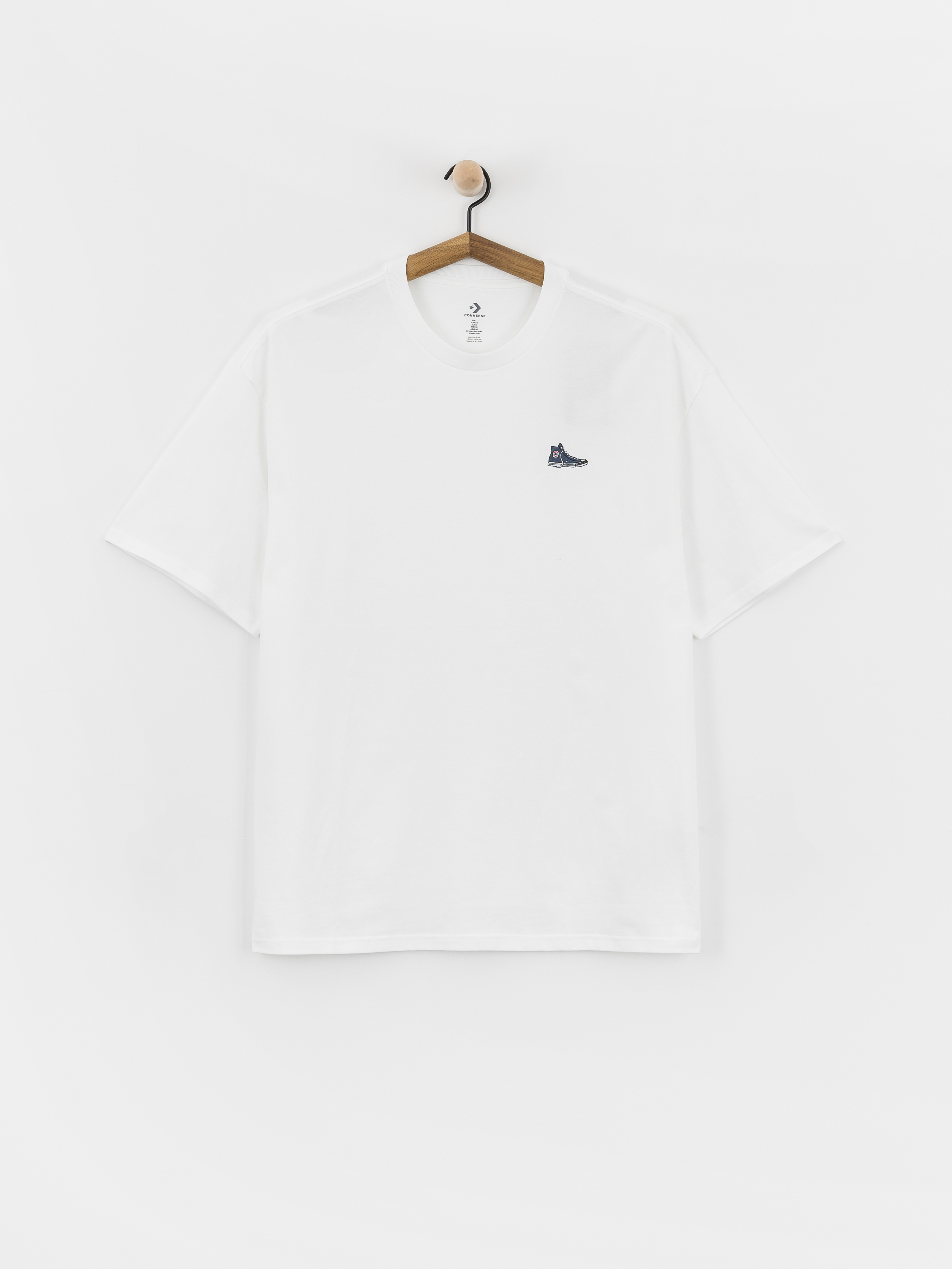 T-shirt Converse Sneaker Patch (white)