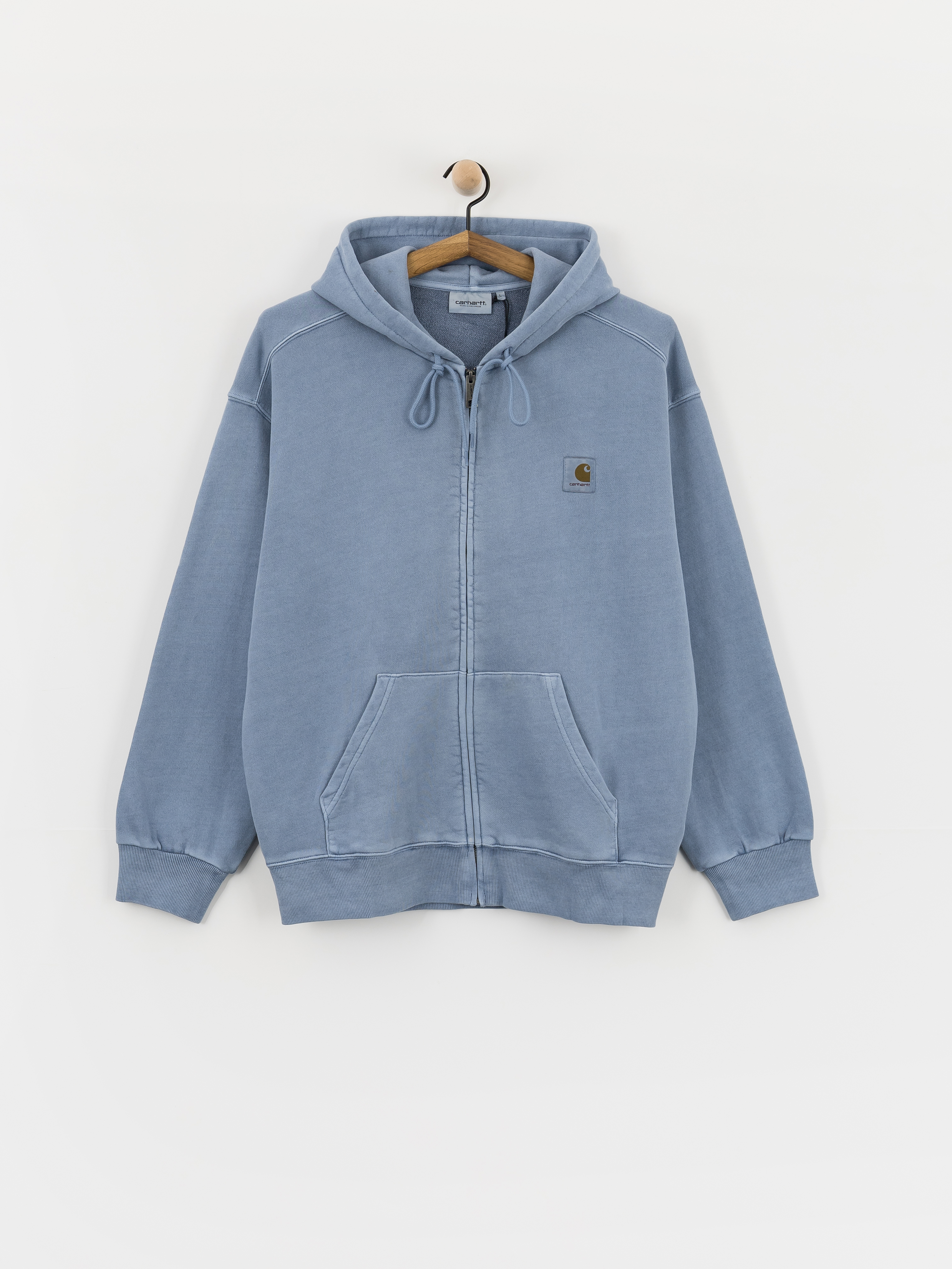 Bluza z kapturem Carhartt WIP Nelson ZHD (gentle blue)