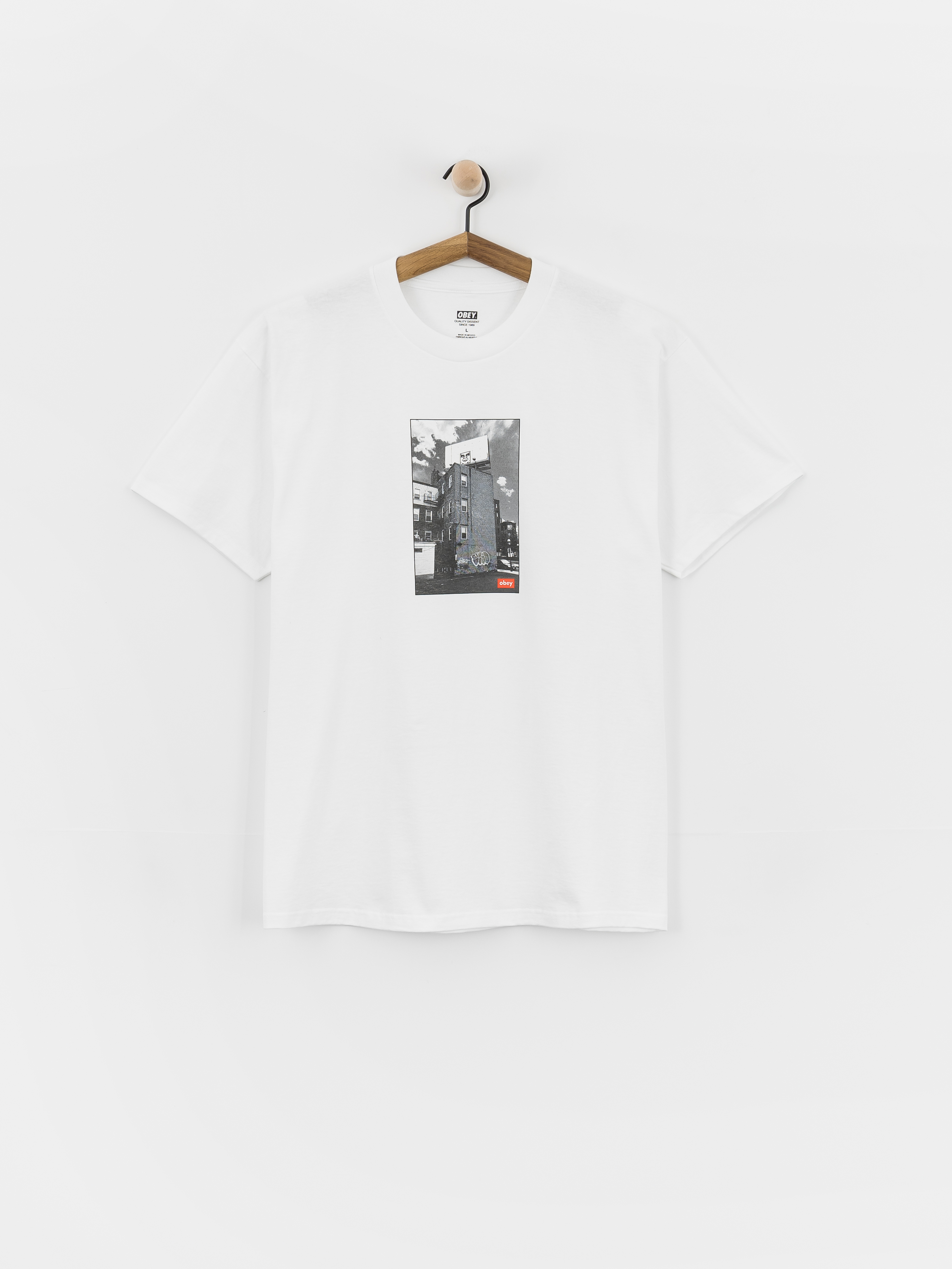 T-shirt OBEY Boston Billboard (white)