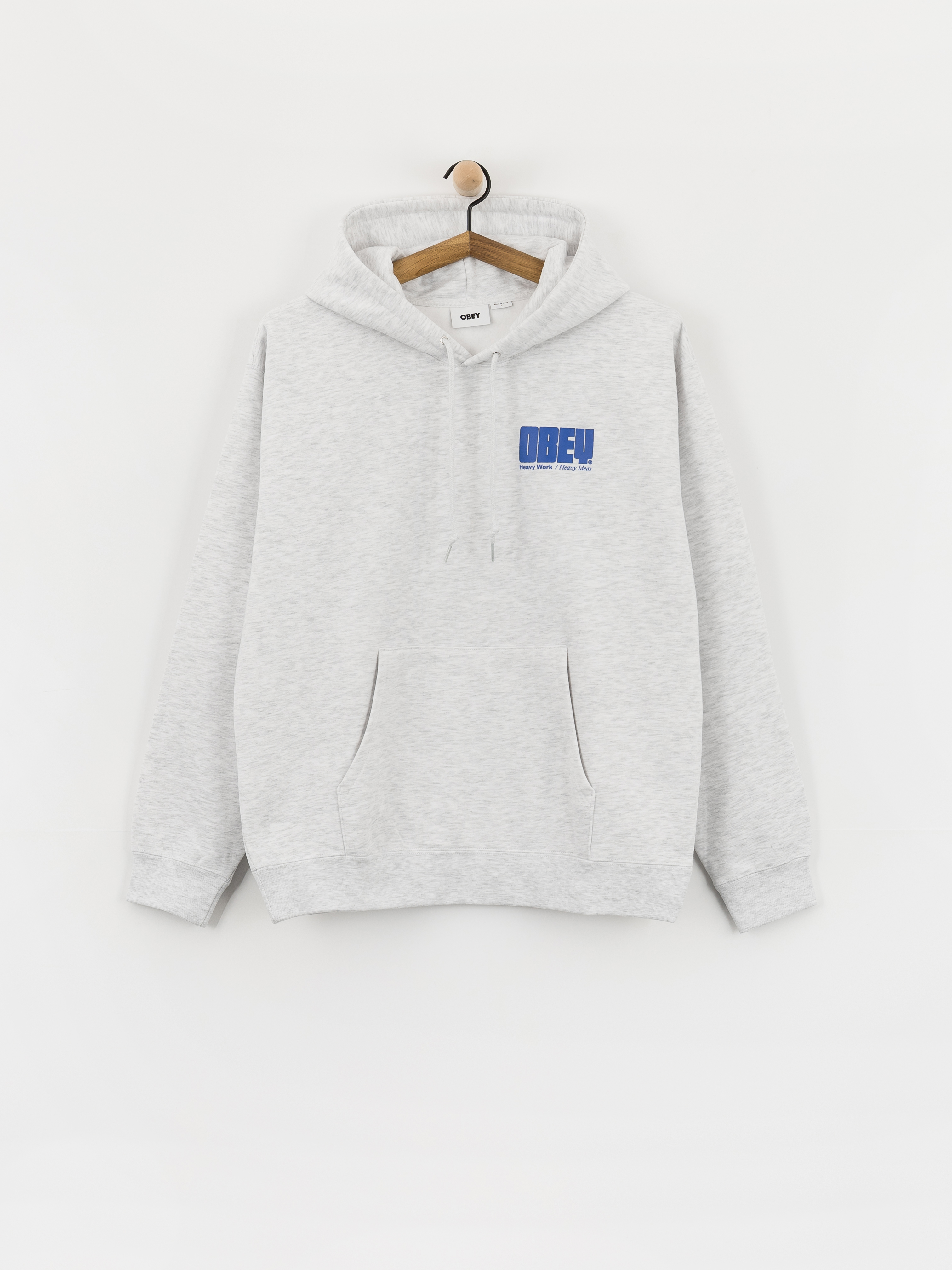 Bluza z kapturem OBEY Heavy Ideas HD (ash grey)