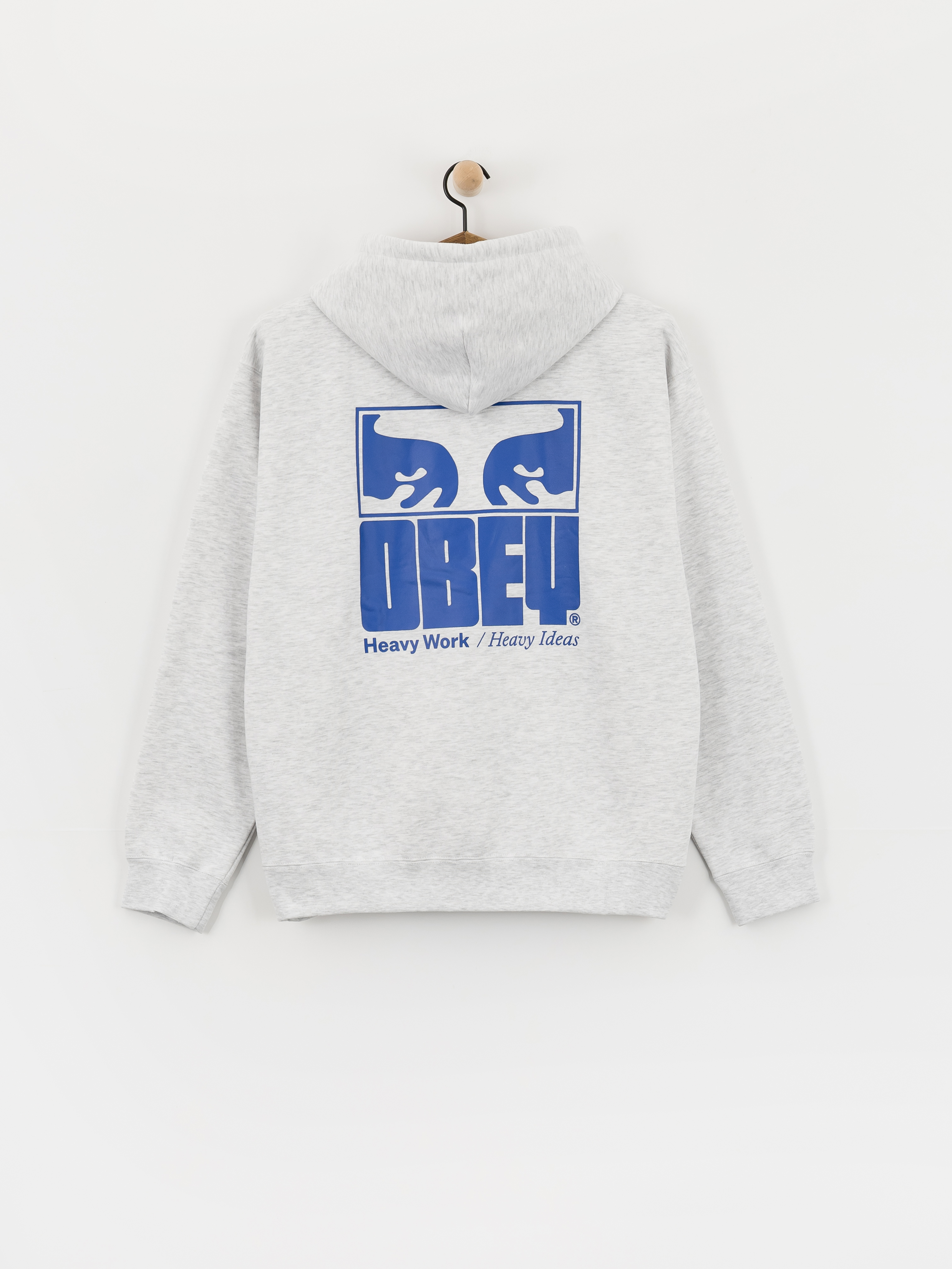 Bluza z kapturem OBEY Heavy Ideas HD (ash grey)
