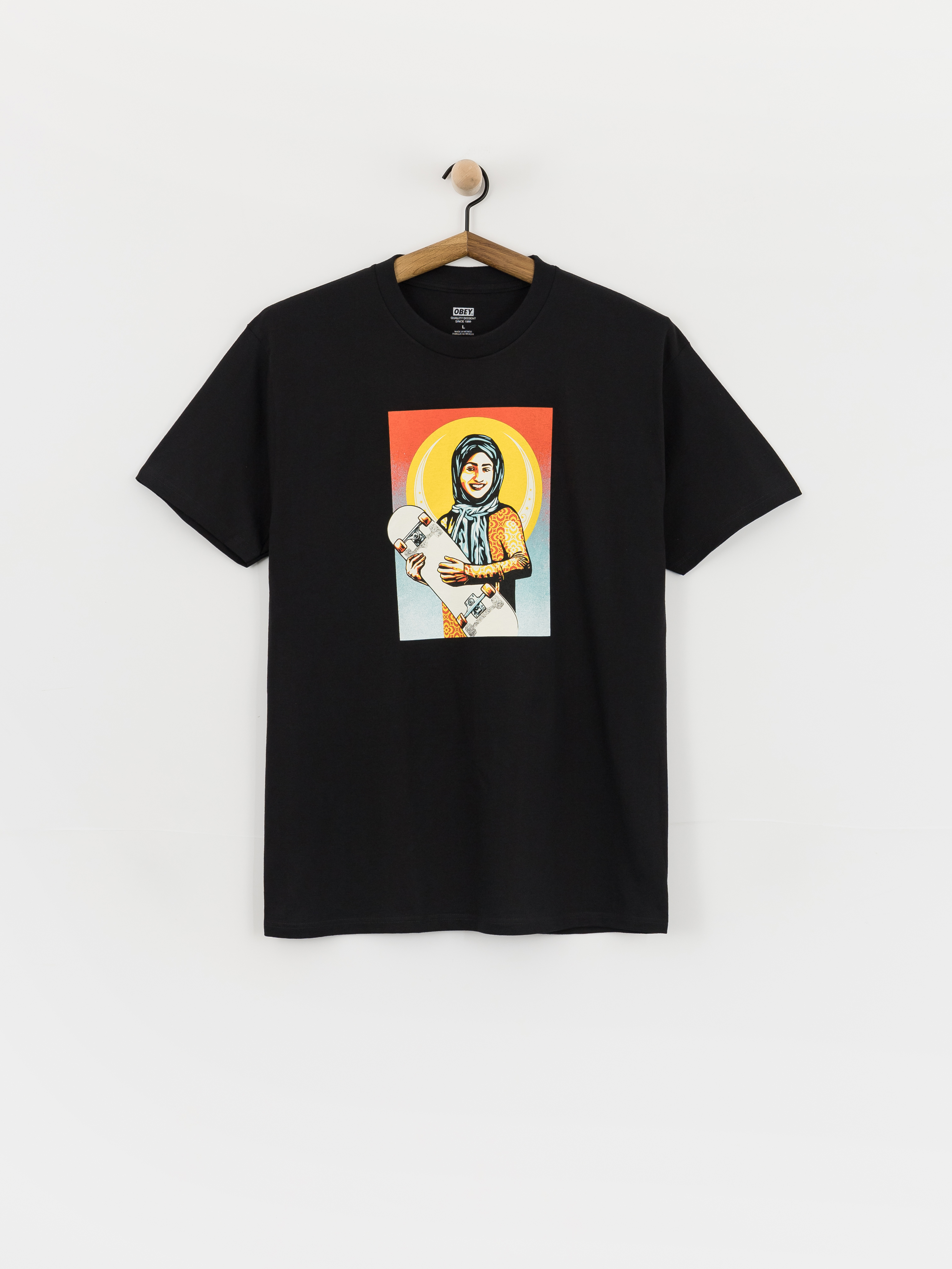 T-shirt OBEY Skateistan (black)