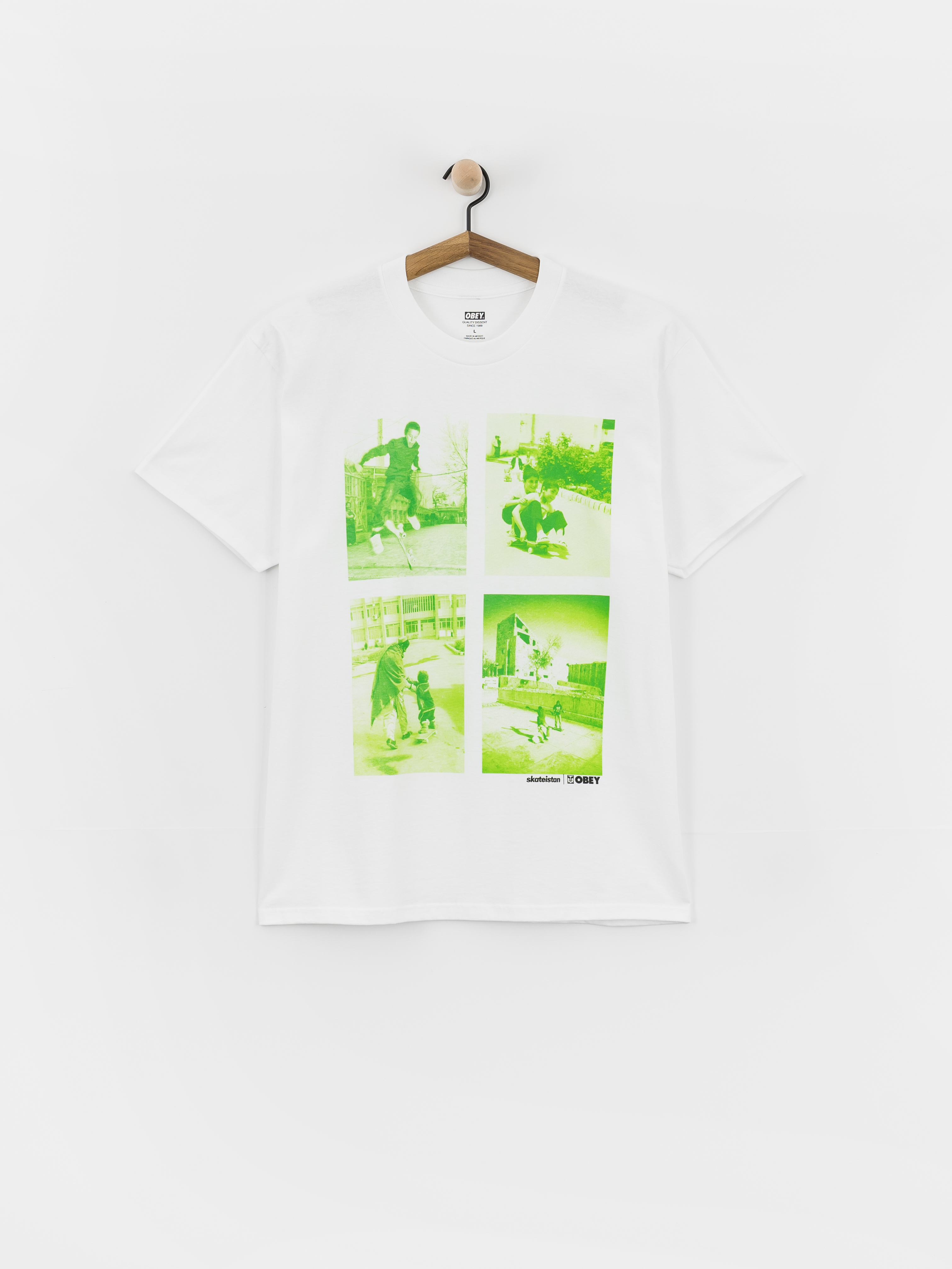 T-shirt OBEY Skateistan Child Photo (white)