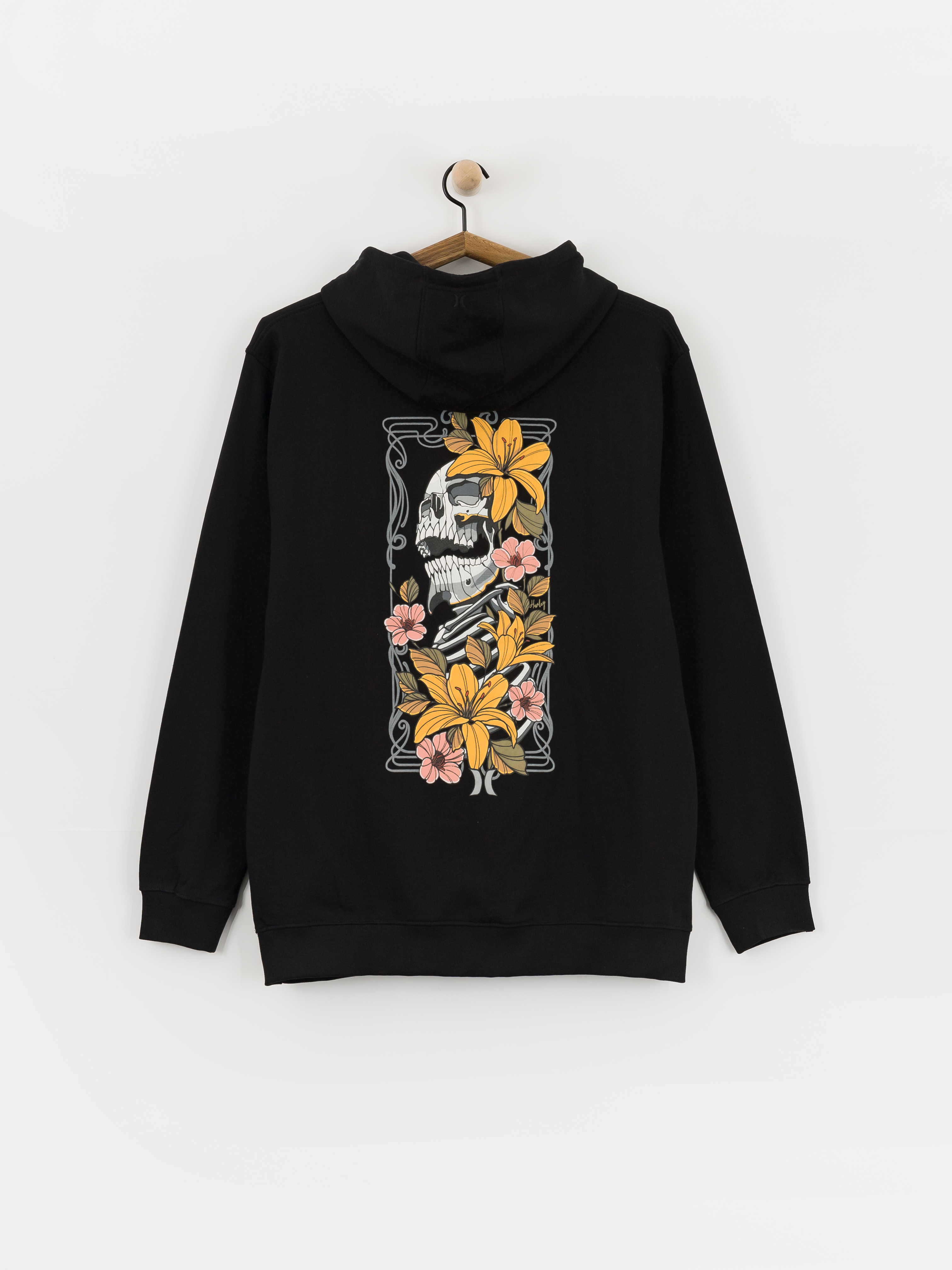 Bluza z kapturem Hurley Trudy Tatto Skull HD (black)