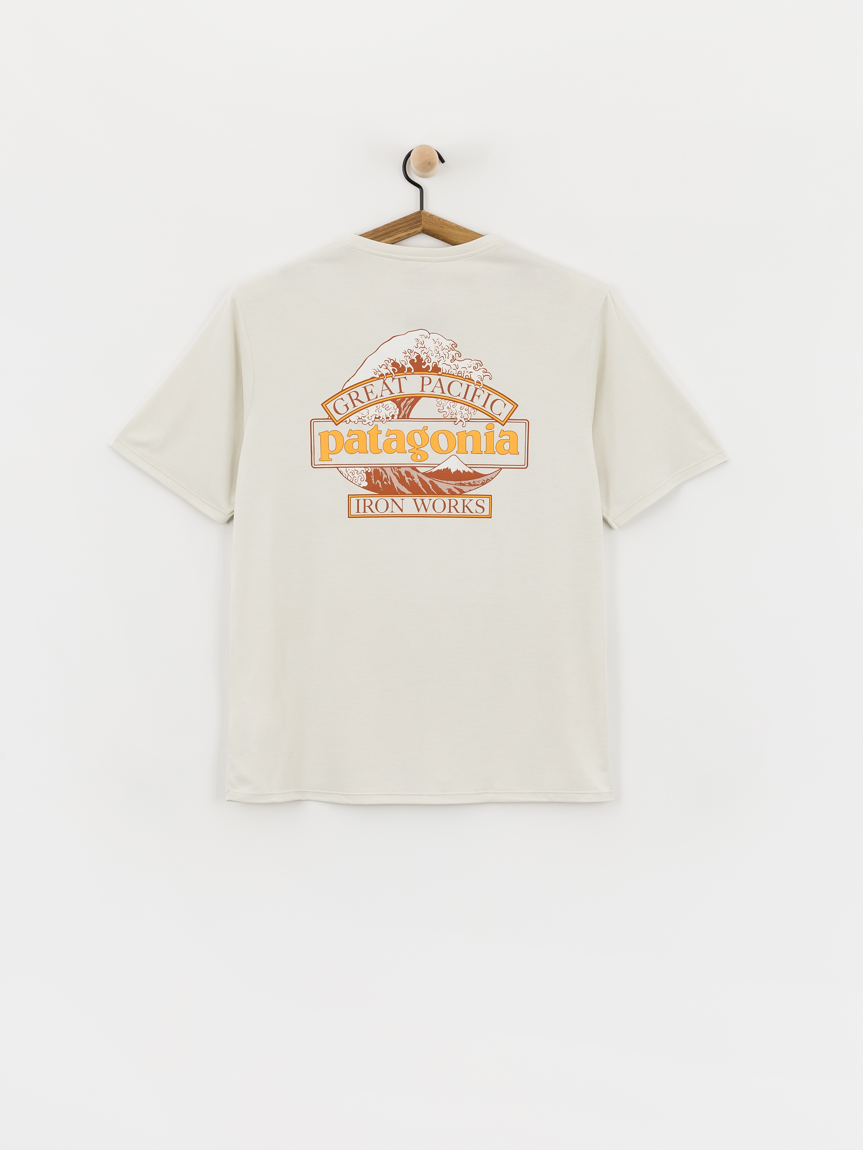 T-shirt Patagonia Capilene Cool Great Waves (dyno white)