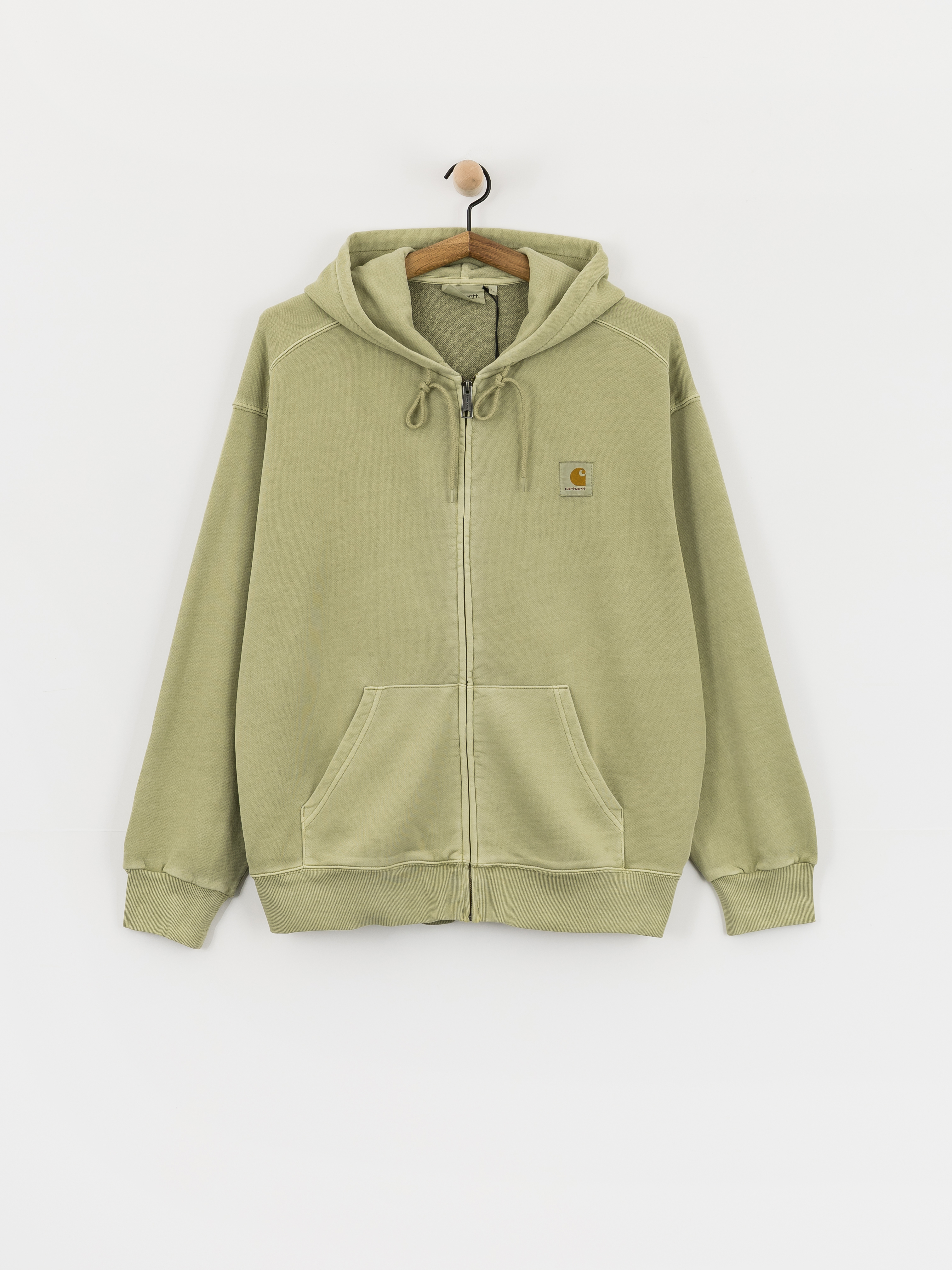 Bluza z kapturem Carhartt WIP Nelson ZHD (gentle green)