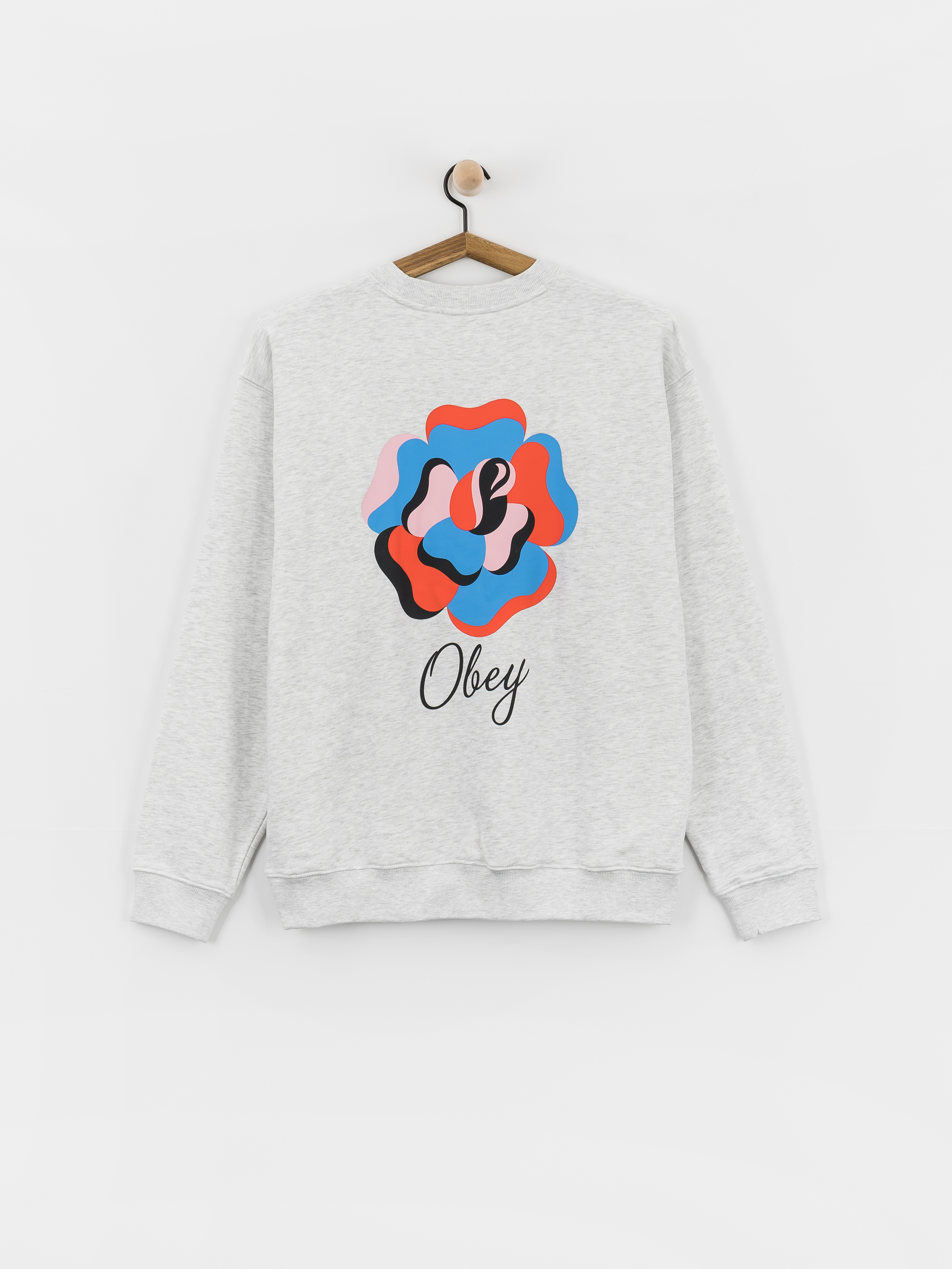 Bluza OBEY Paper Rose (heather grey)