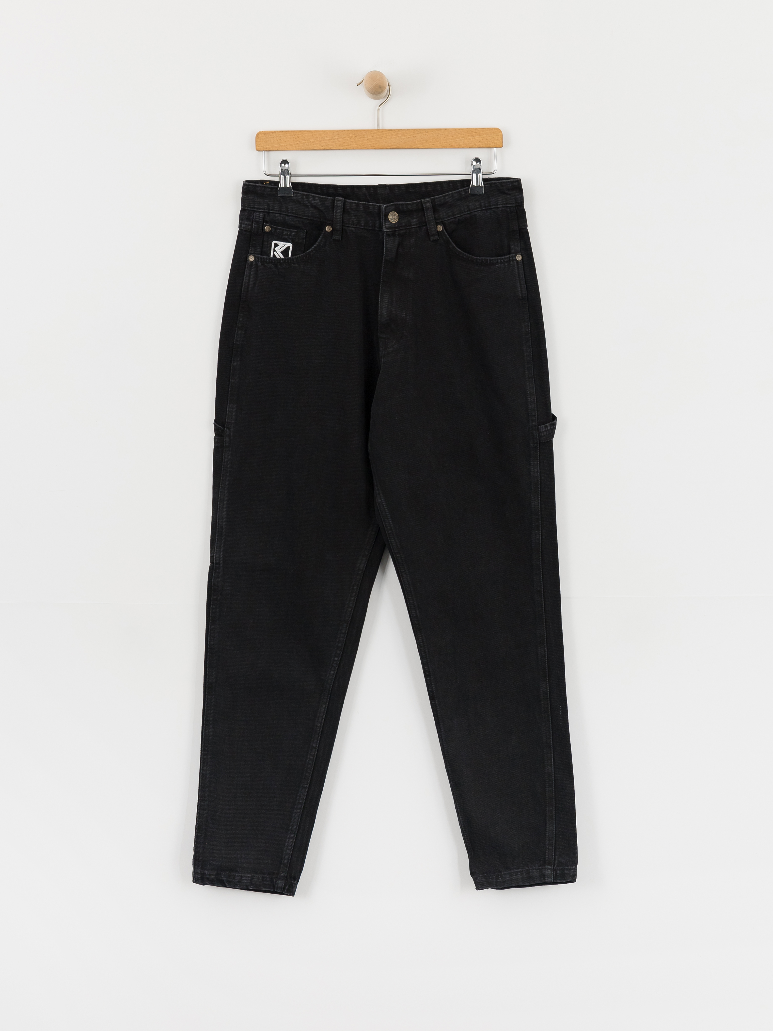 Spodnie Karl Kani Retro Tapered Workwear Denim (vintage black)