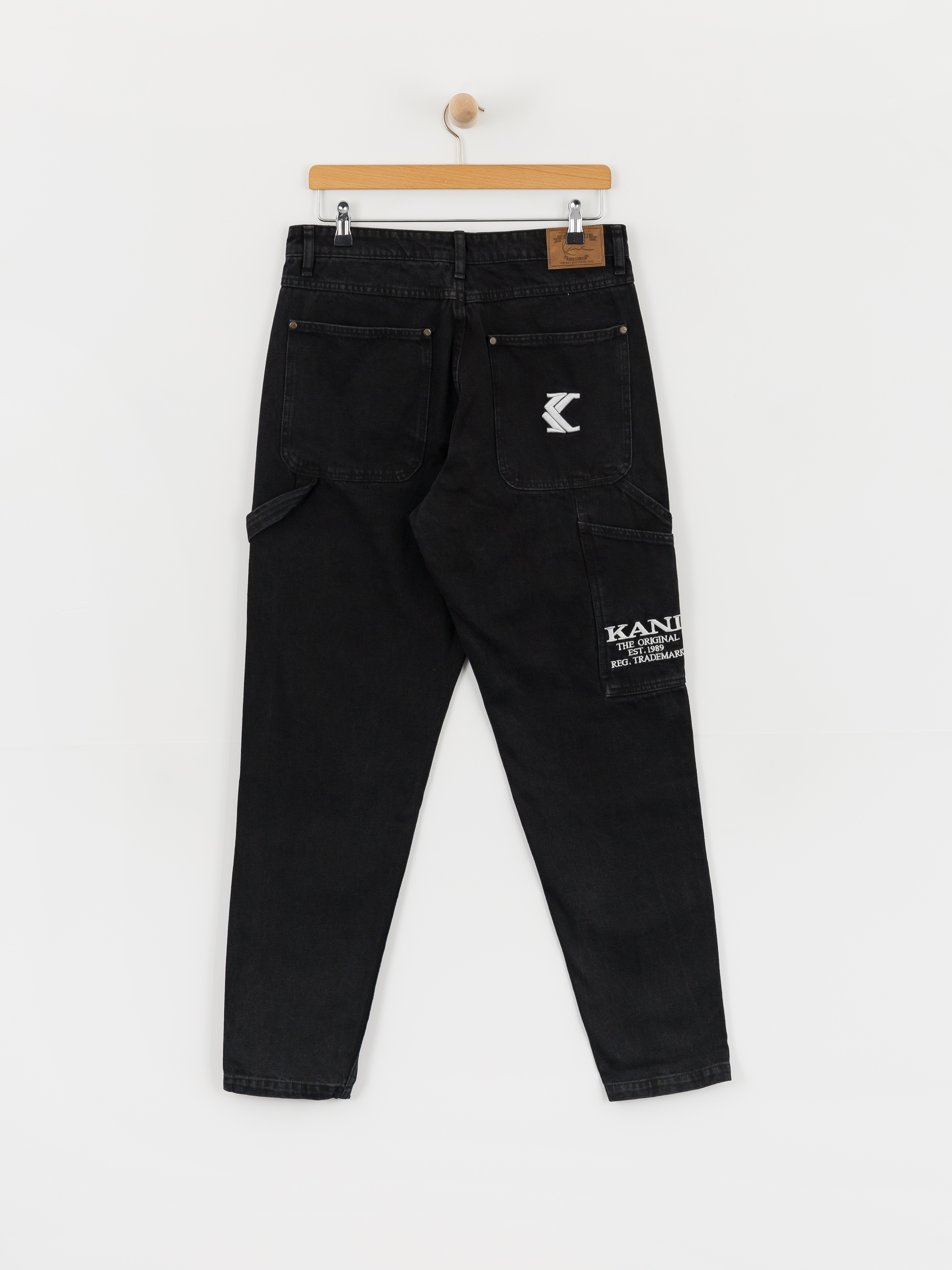 Spodnie Karl Kani Retro Tapered Workwear Denim (vintage black)