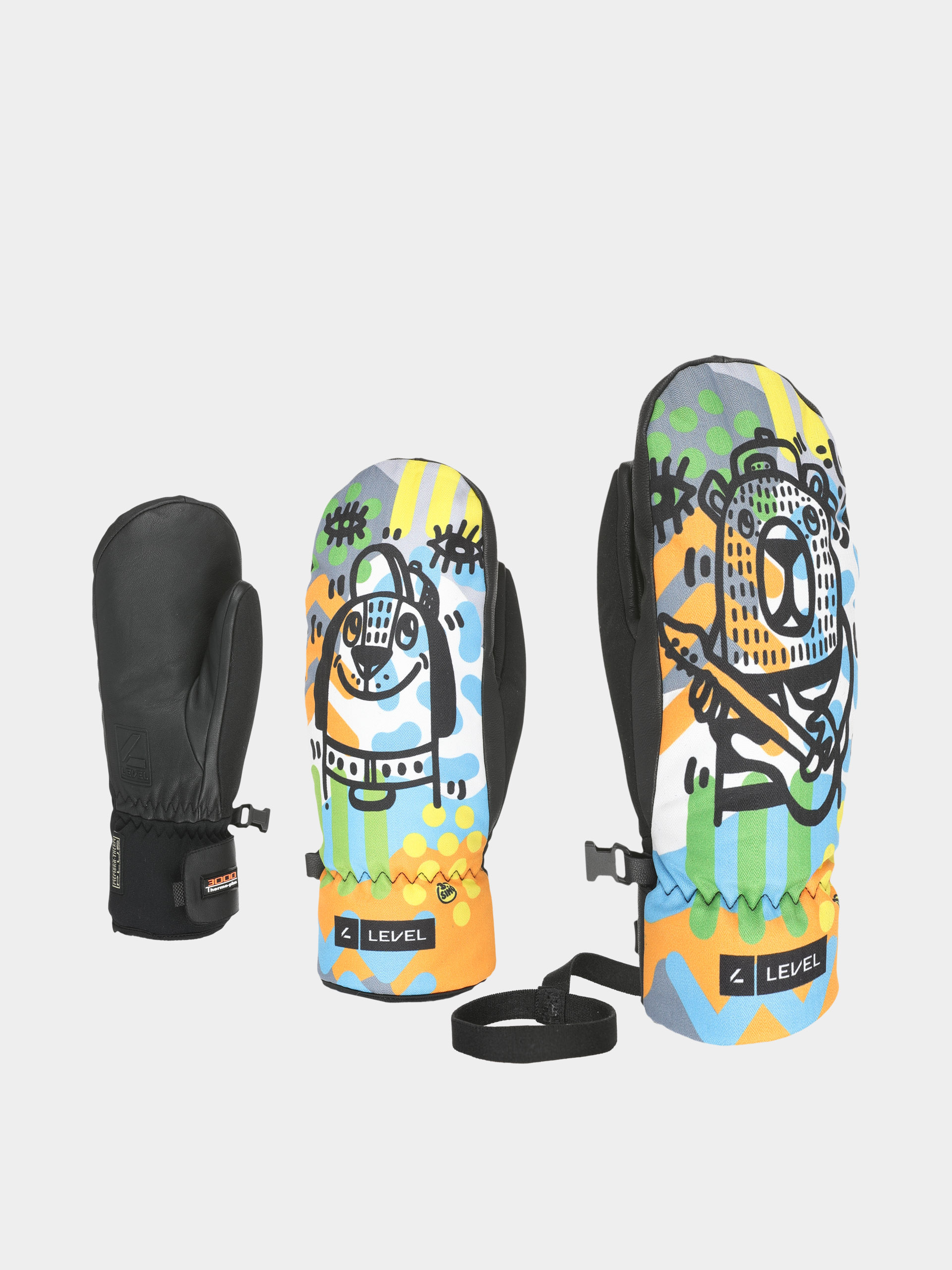 Ru0119kawice Level Vertigo Teen Mitt JR (logos)