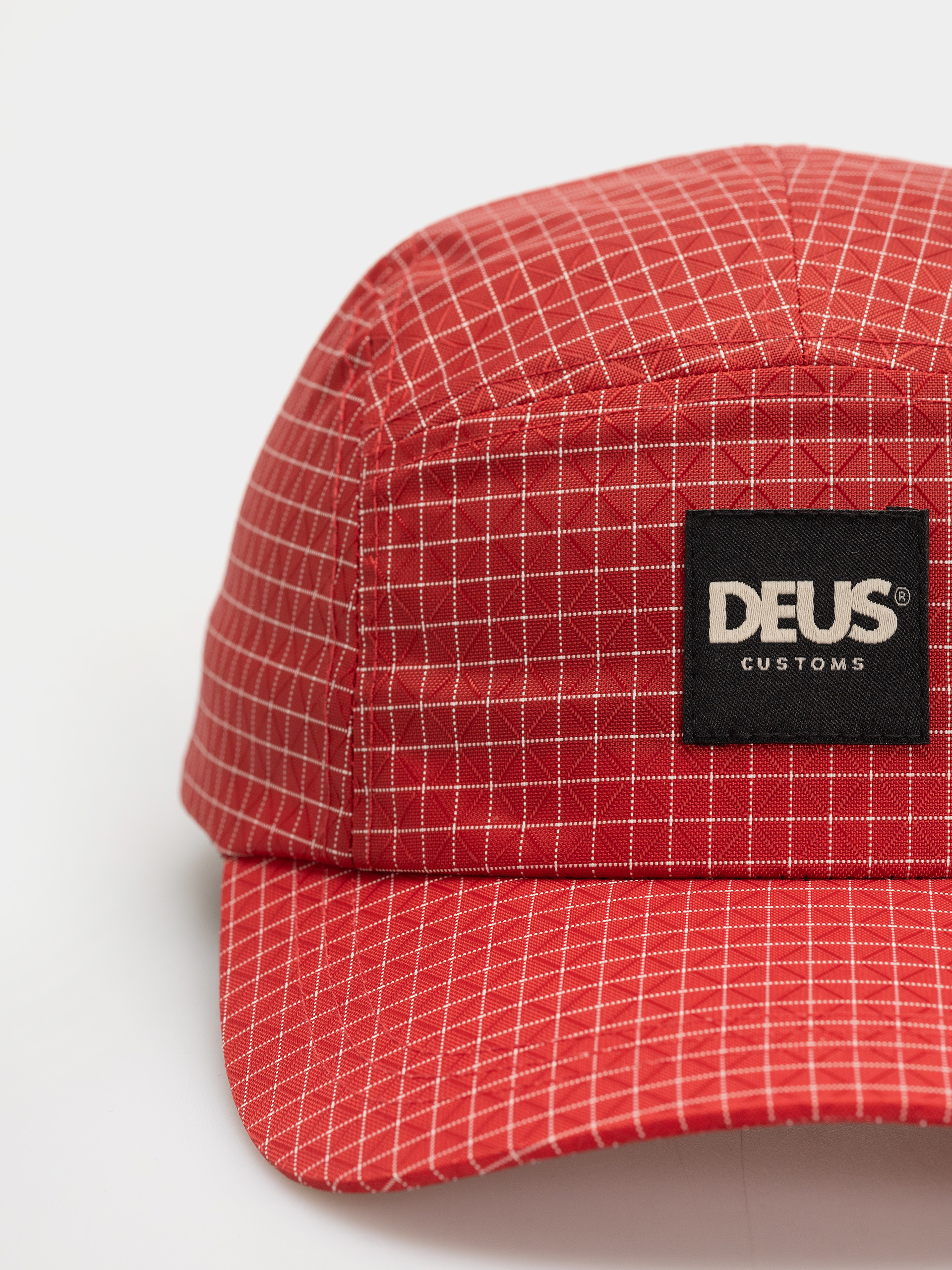 Czapka z daszkiem Deus Ex Machina Tower 5 Panel (red)
