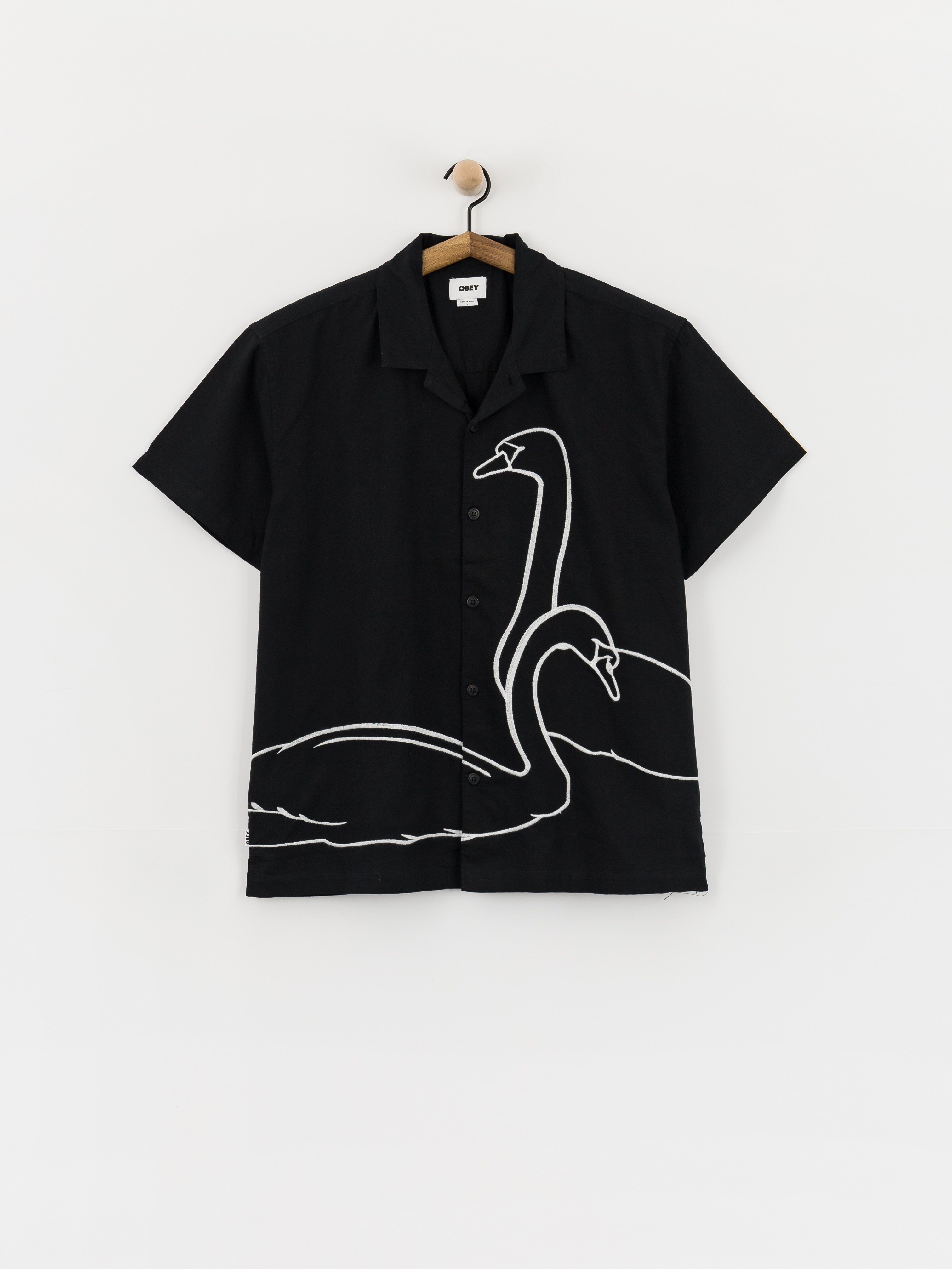 Koszula OBEY Cliff (black)