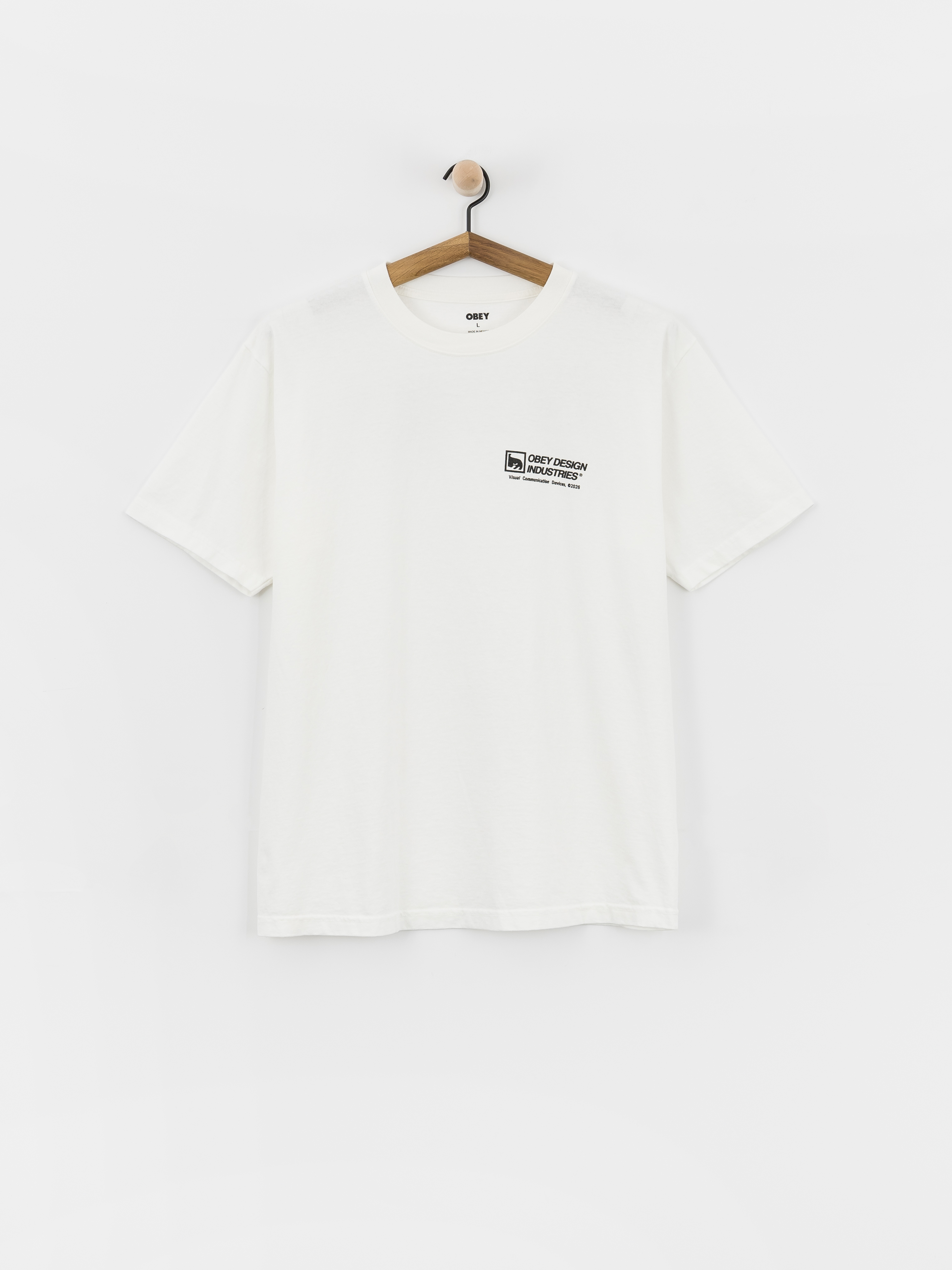 T-shirt OBEY Devices (pigment vintage white)